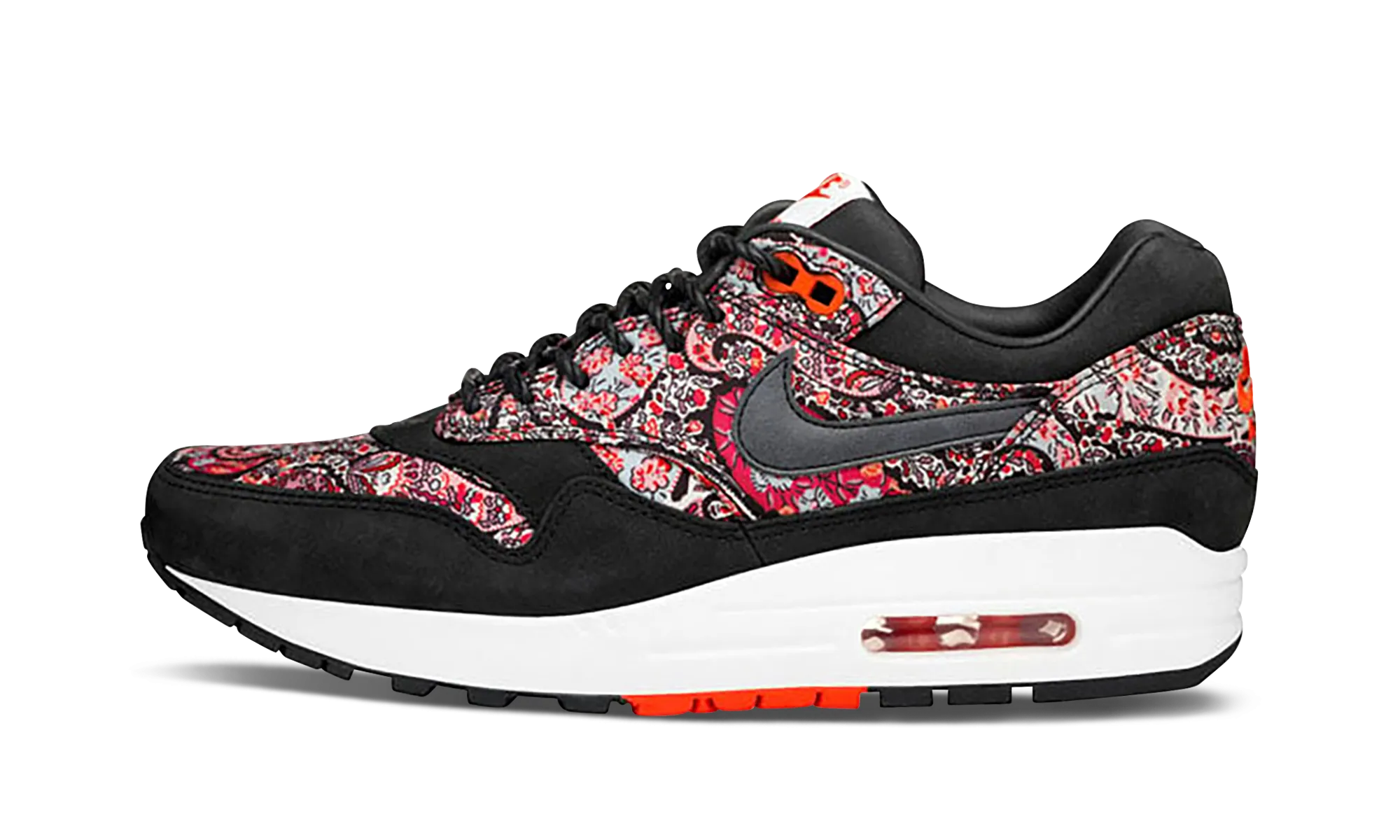 Air Max 1 LIB QS WMNS "Liberty Black Paisley" running flexibility training countryside running shoes