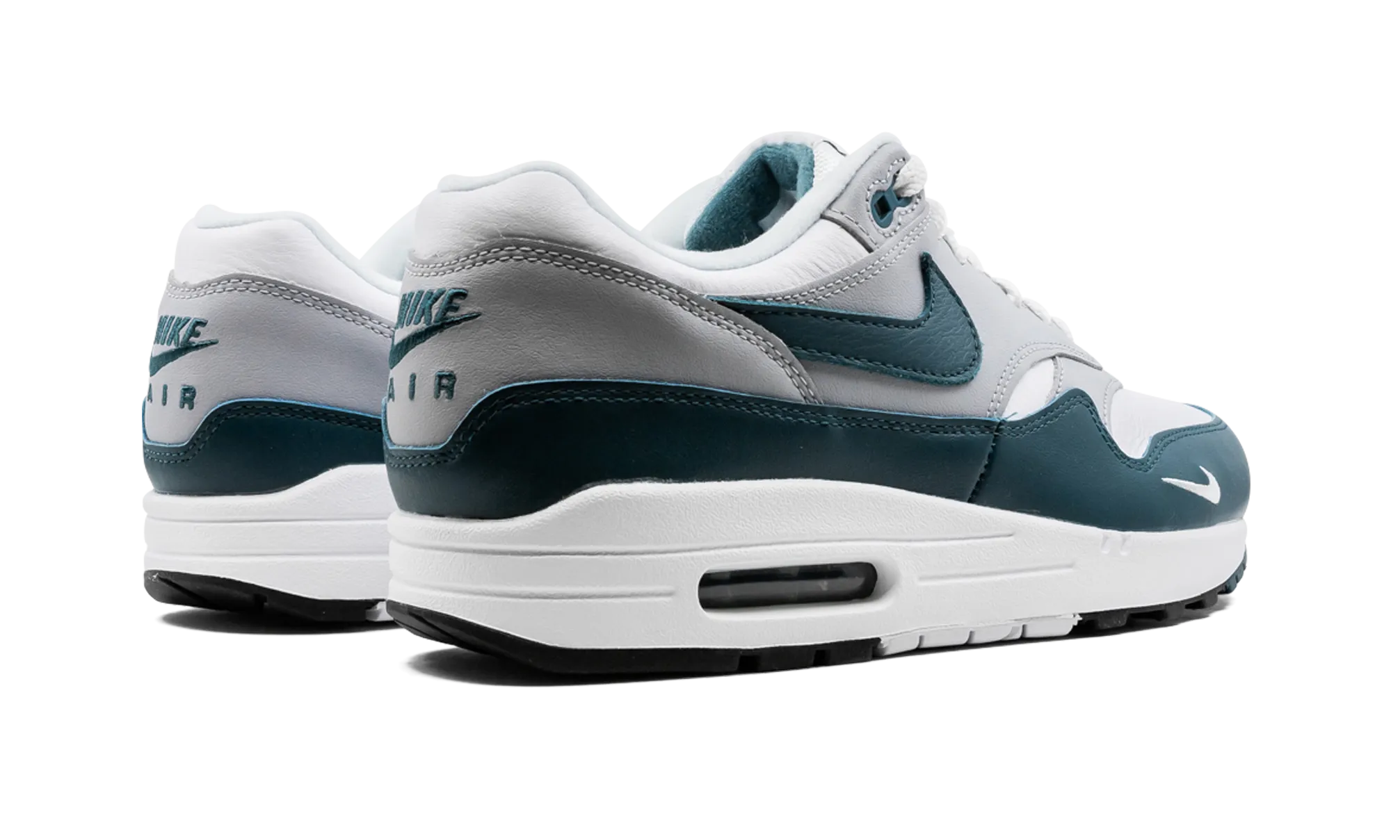 Air Max 1 LV8 "Dark Teal Green" kids' athletic footwear hook - and - loop - trimmed - design shoes