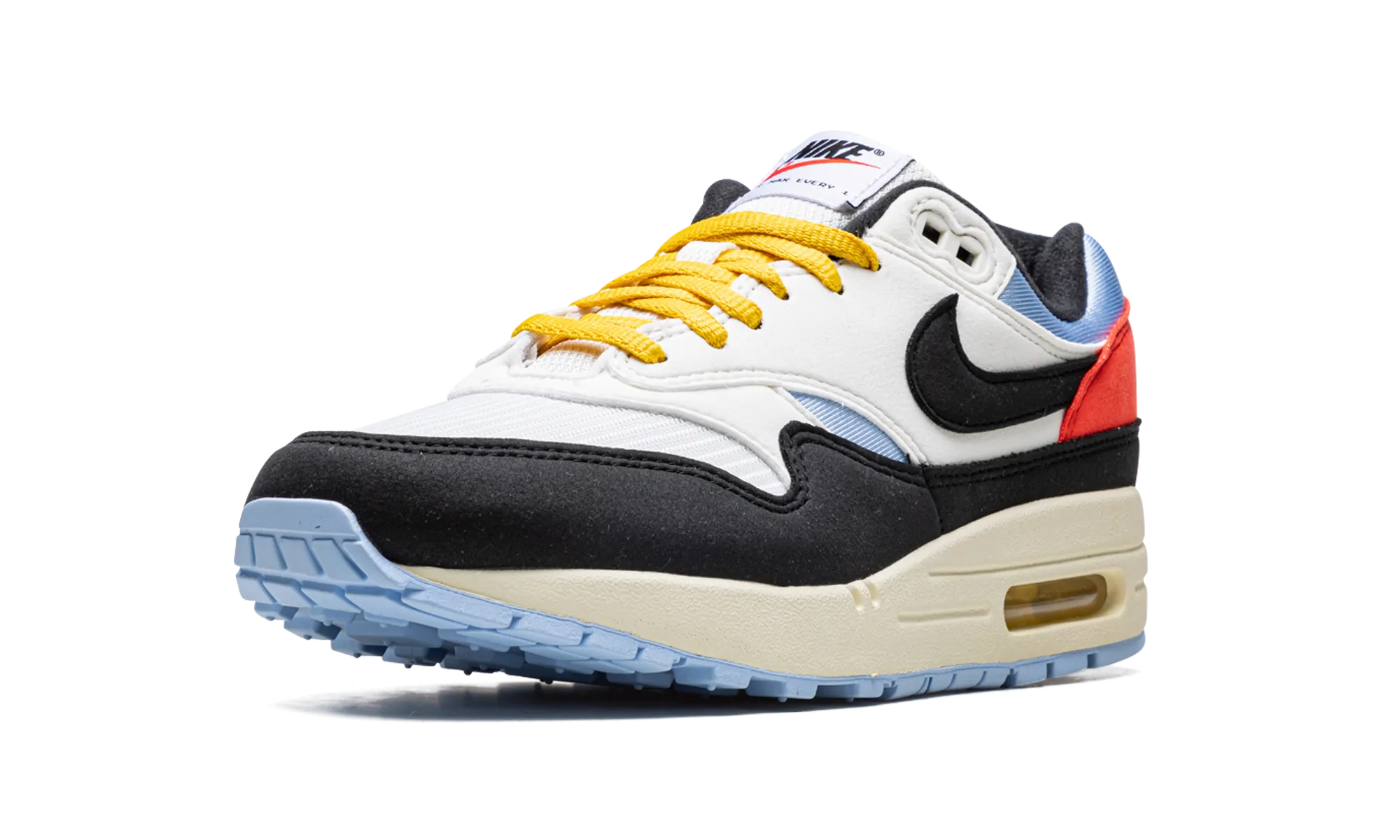AIR MAX 1 MNS WMNS "Sail / Royal Tint" Comfortable Collar long - distance runner shoes