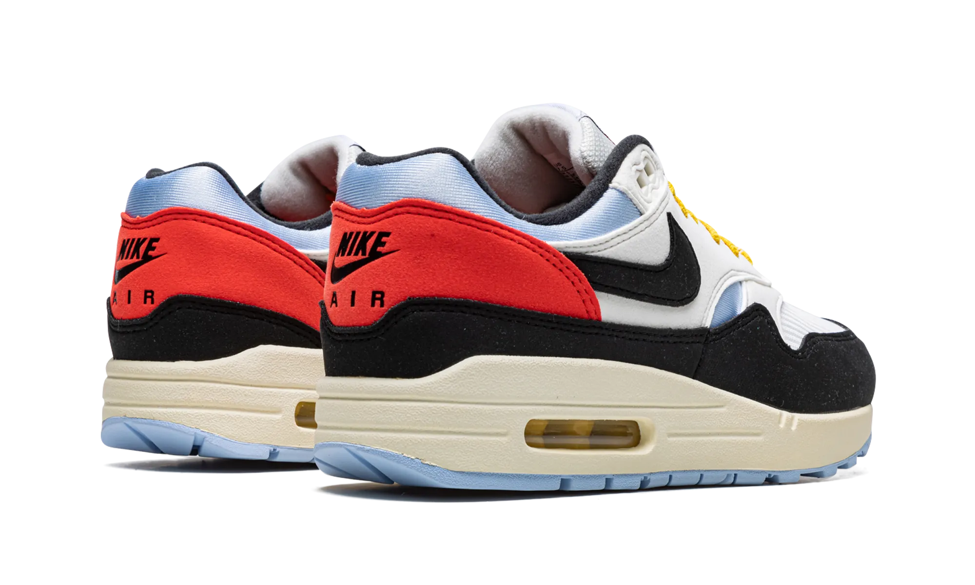 AIR MAX 1 MNS WMNS "Sail / Royal Tint" stable sole shoes occasional use