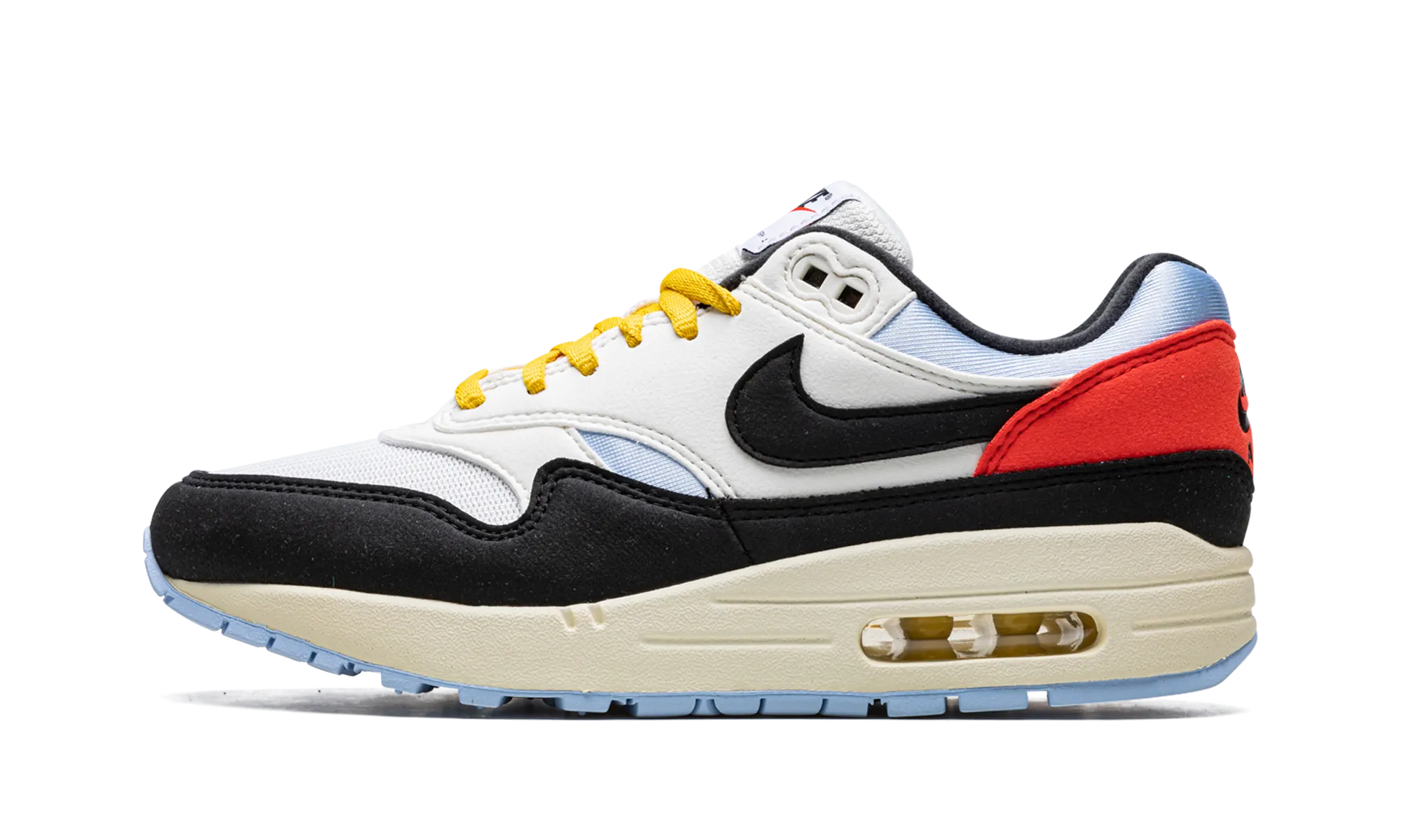 running gait analysis AIR MAX 1 MNS WMNS "Sail / Royal Tint"