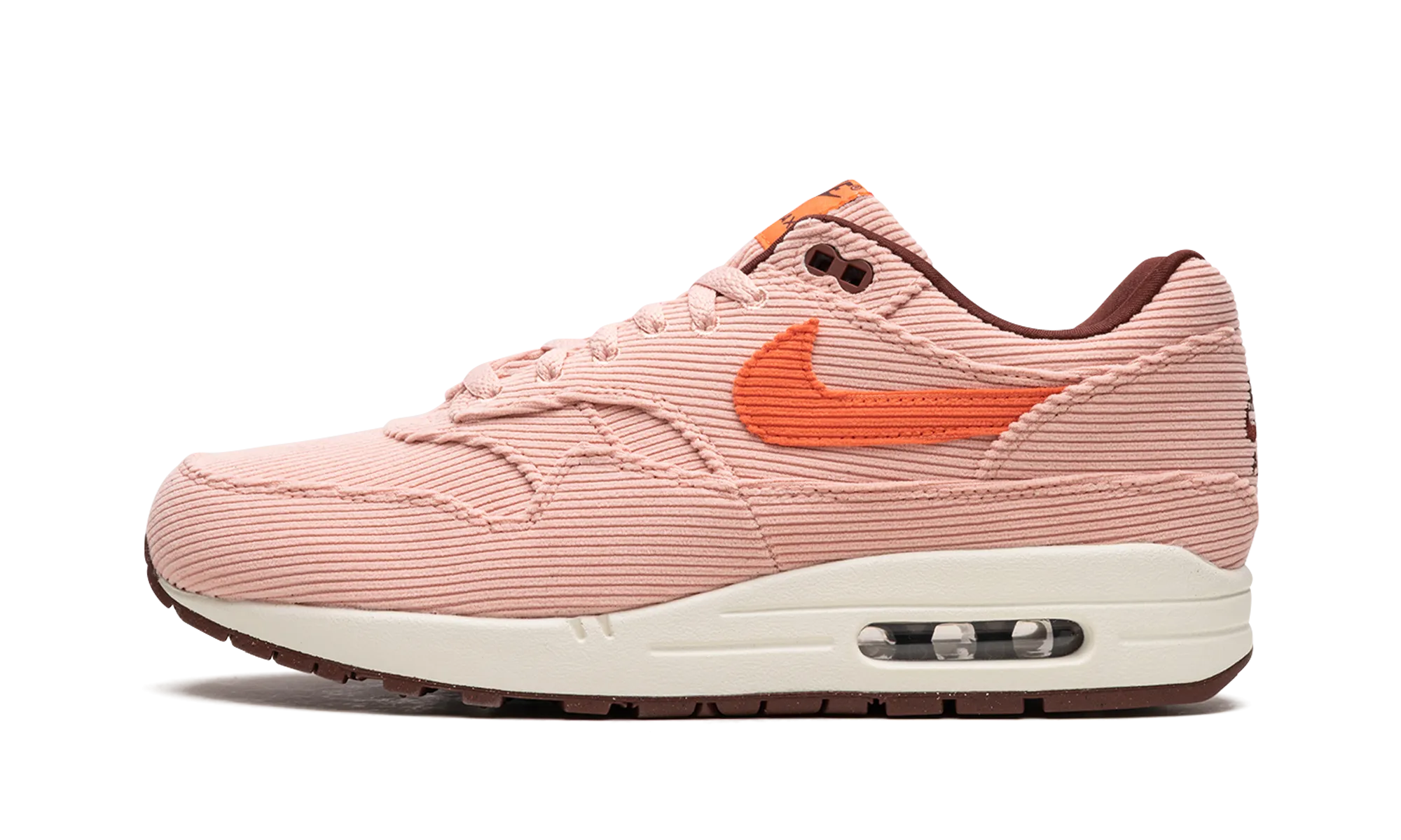 Air Max 1 Premium "Coral Stardust" globally - sourced mesh materials