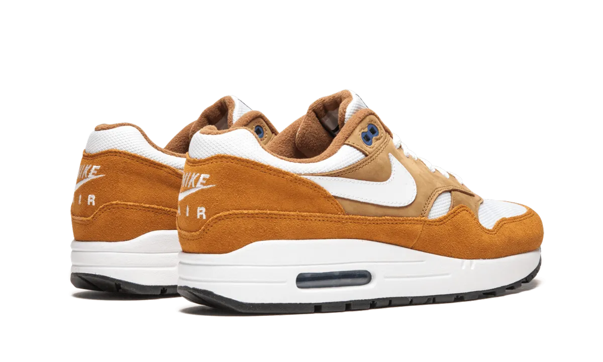 Air Max 1 Premium Retro "Dark Curry" Waterproof Protection Daily Wear Shoes