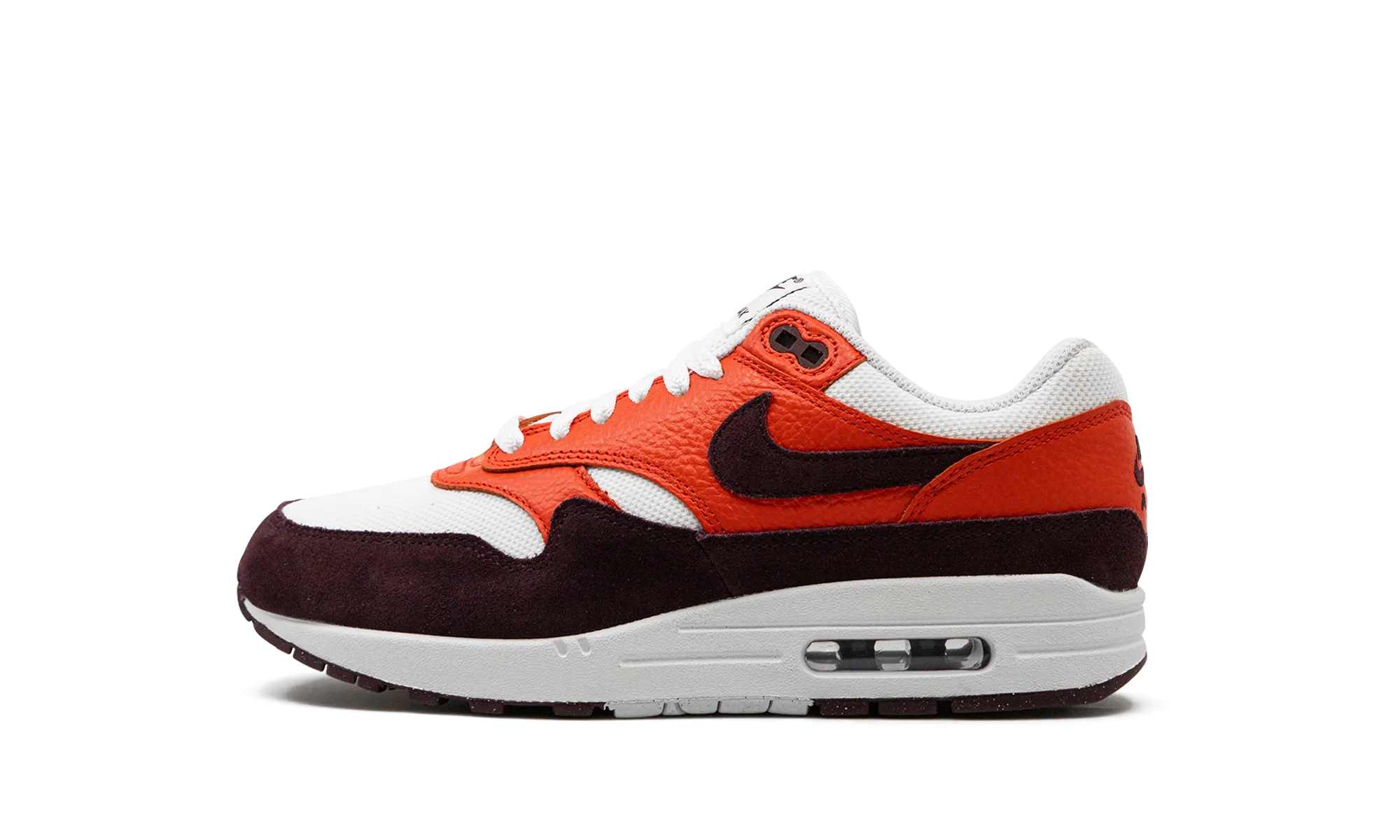 running in morning Air Max 1 "Burgundy Crush / Picante Red"