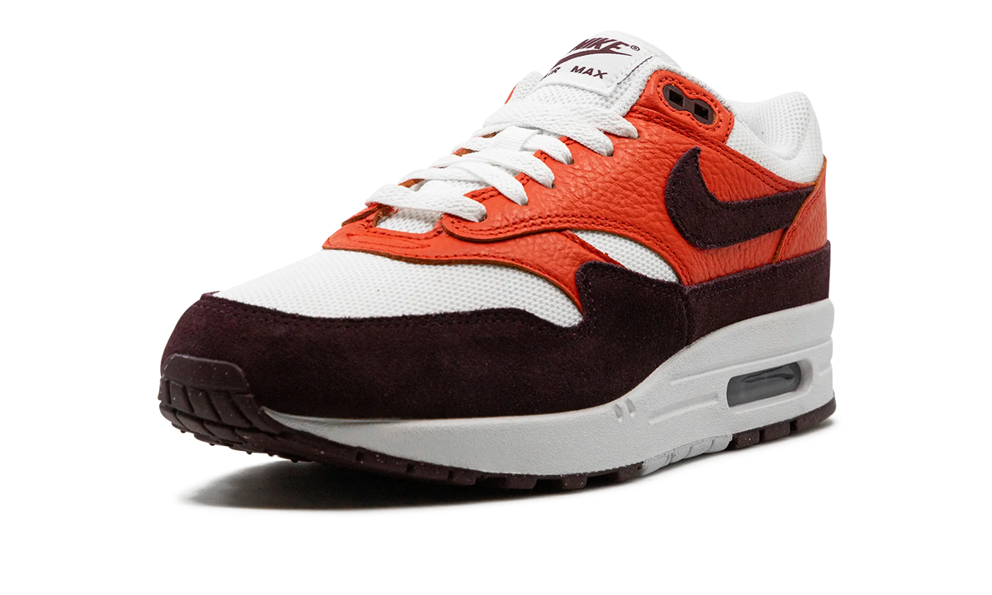 running in a small town shoes Air Max 1 "Burgundy Crush / Picante Red"