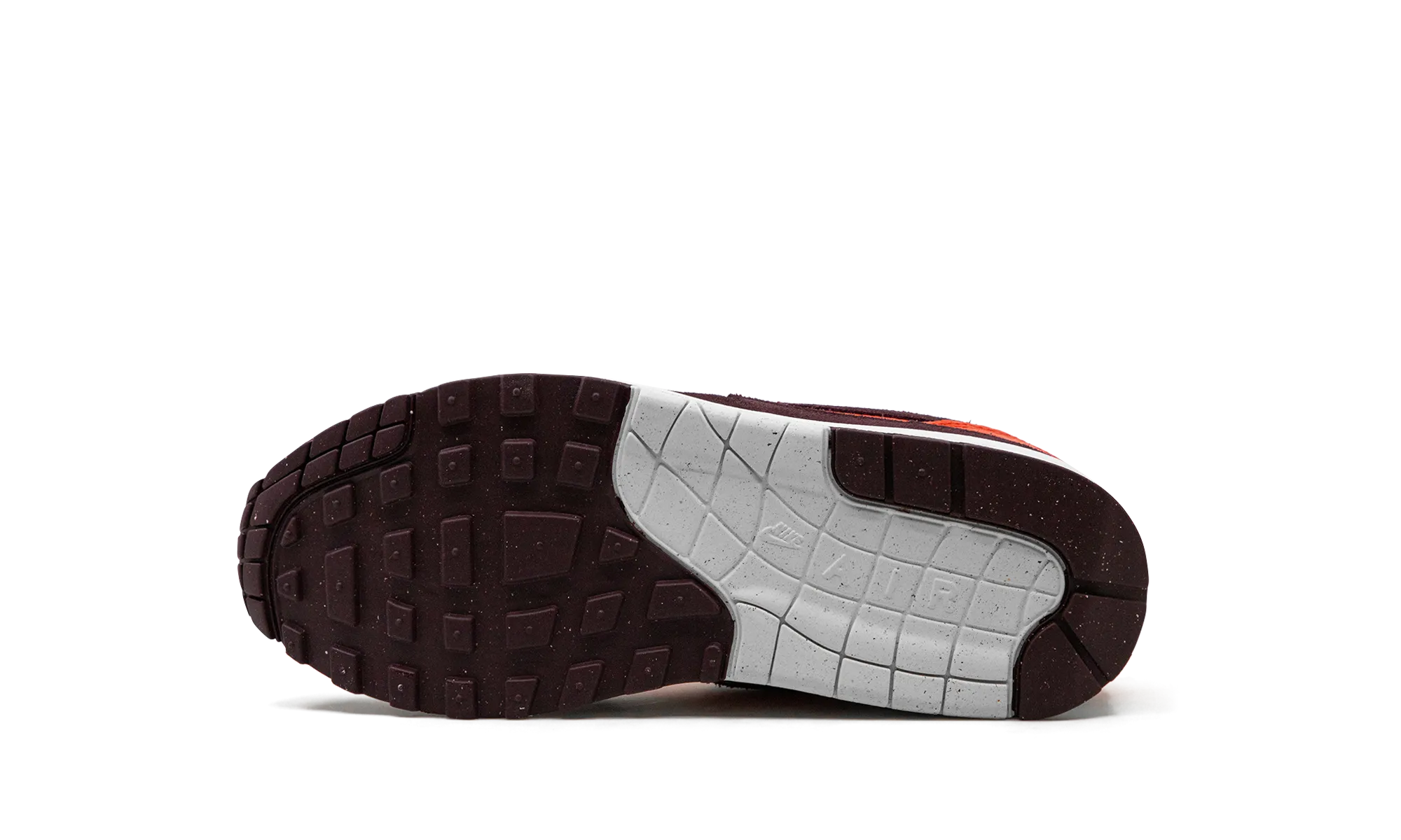 active - living dual - density sole shoes Air Max 1 "Burgundy Crush / Picante Red"