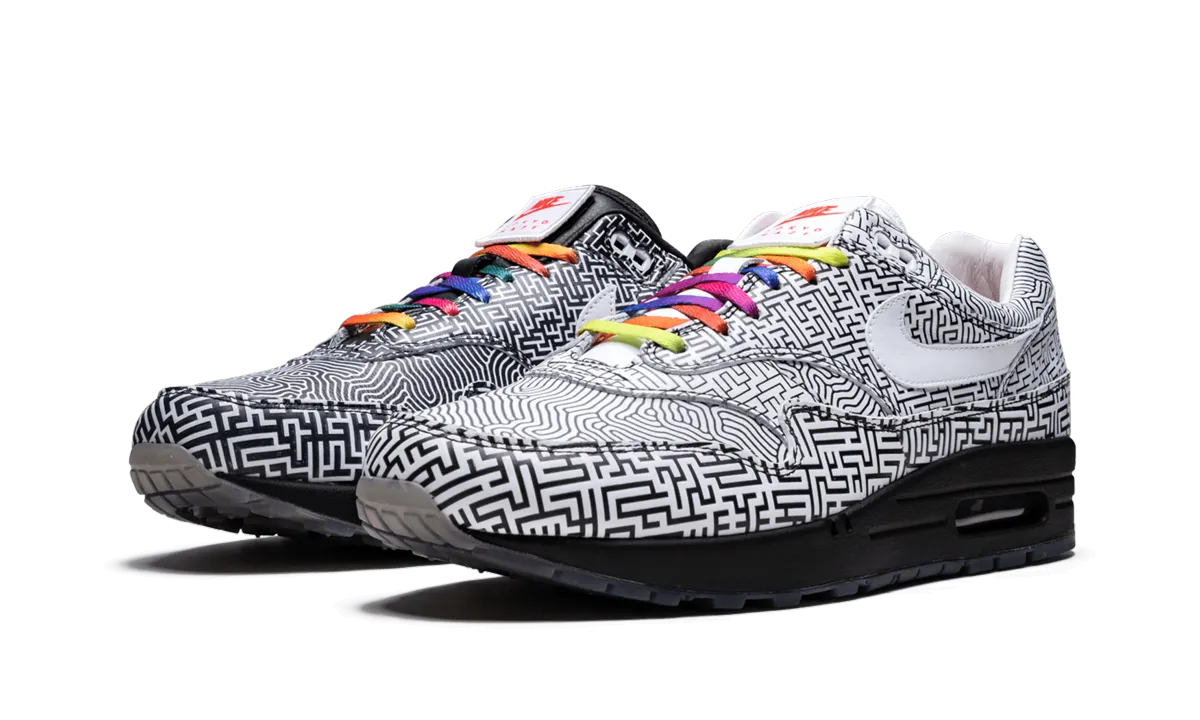 synthetic track running wear beginner - appropriate shoes Air Max 1 "On Air - Tokyo Maze"