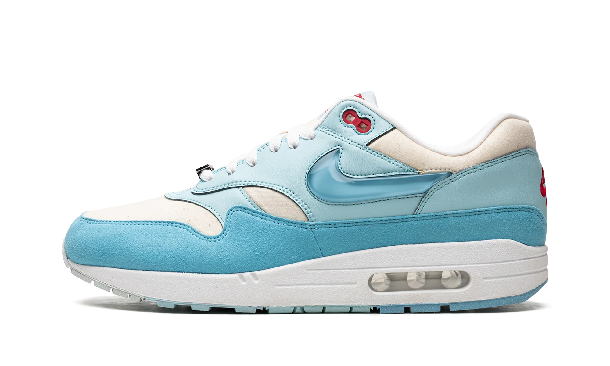 Air Max 1 "Puerto Rico - Blue Gale" adjustable footwear Medium Cushioning