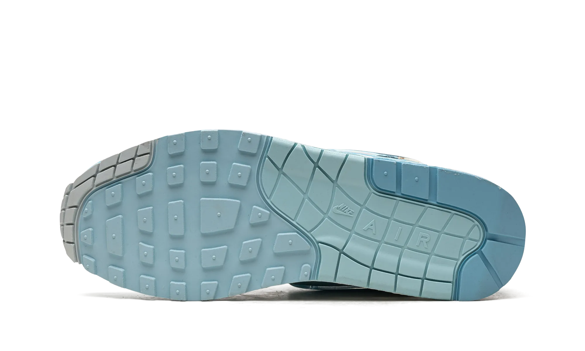 Moisture Wicking Fabric Comfort Footwear Air Max 1 "Puerto Rico - Blue Gale"