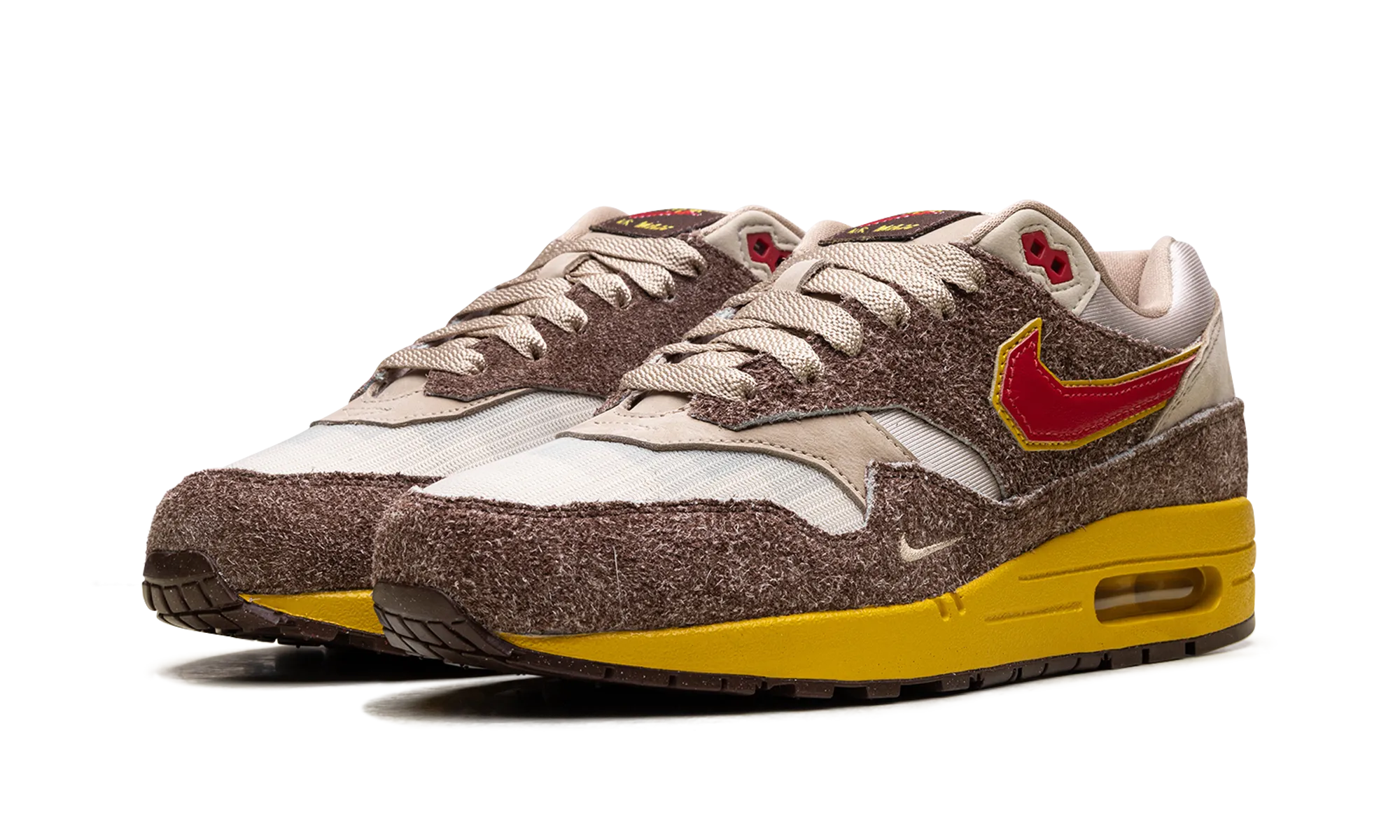 Air Max 1 ".SWOOSH Big Head Origins" no - tie laces