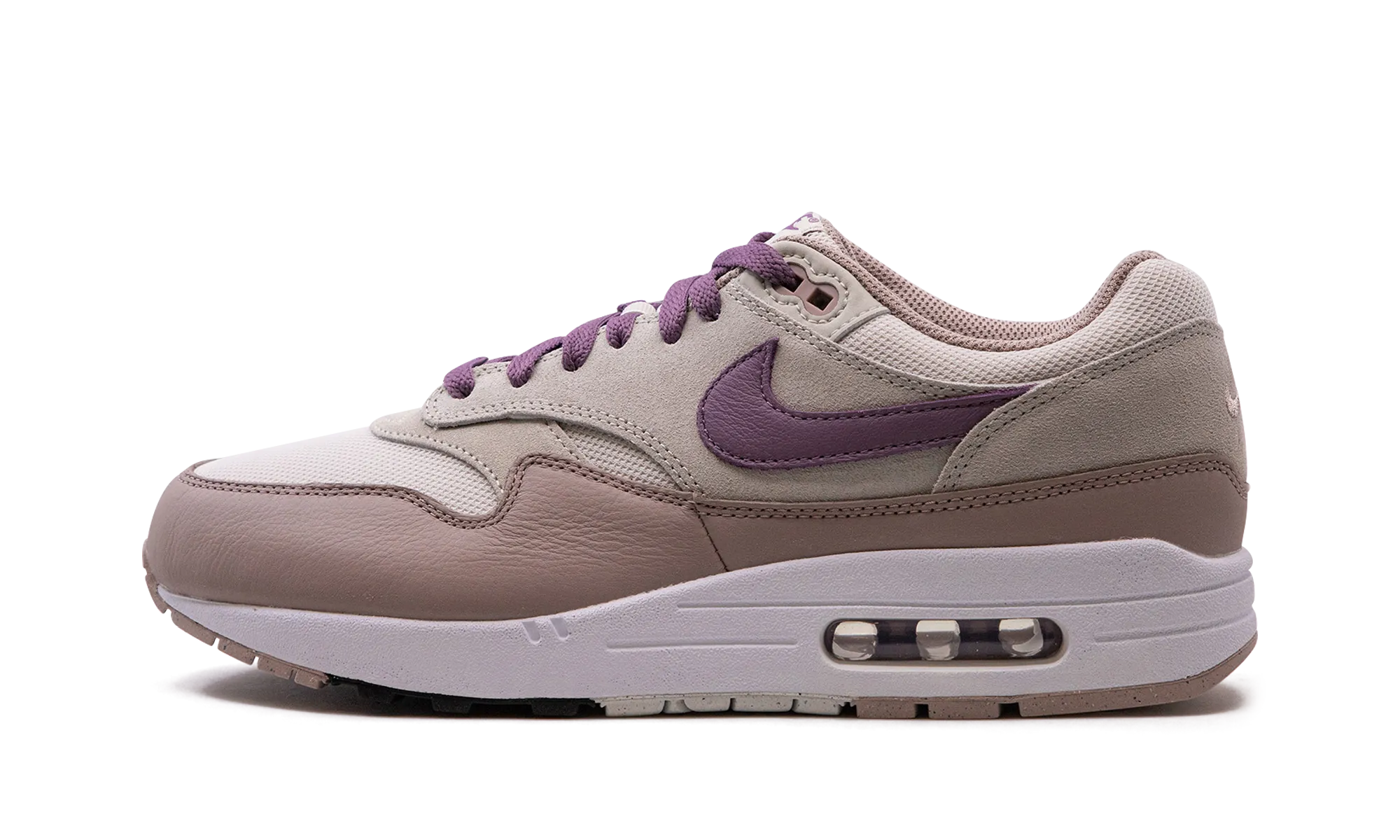 Air Max 1 SC "Light Bone / Violet Dust" running for competition shoes Loose