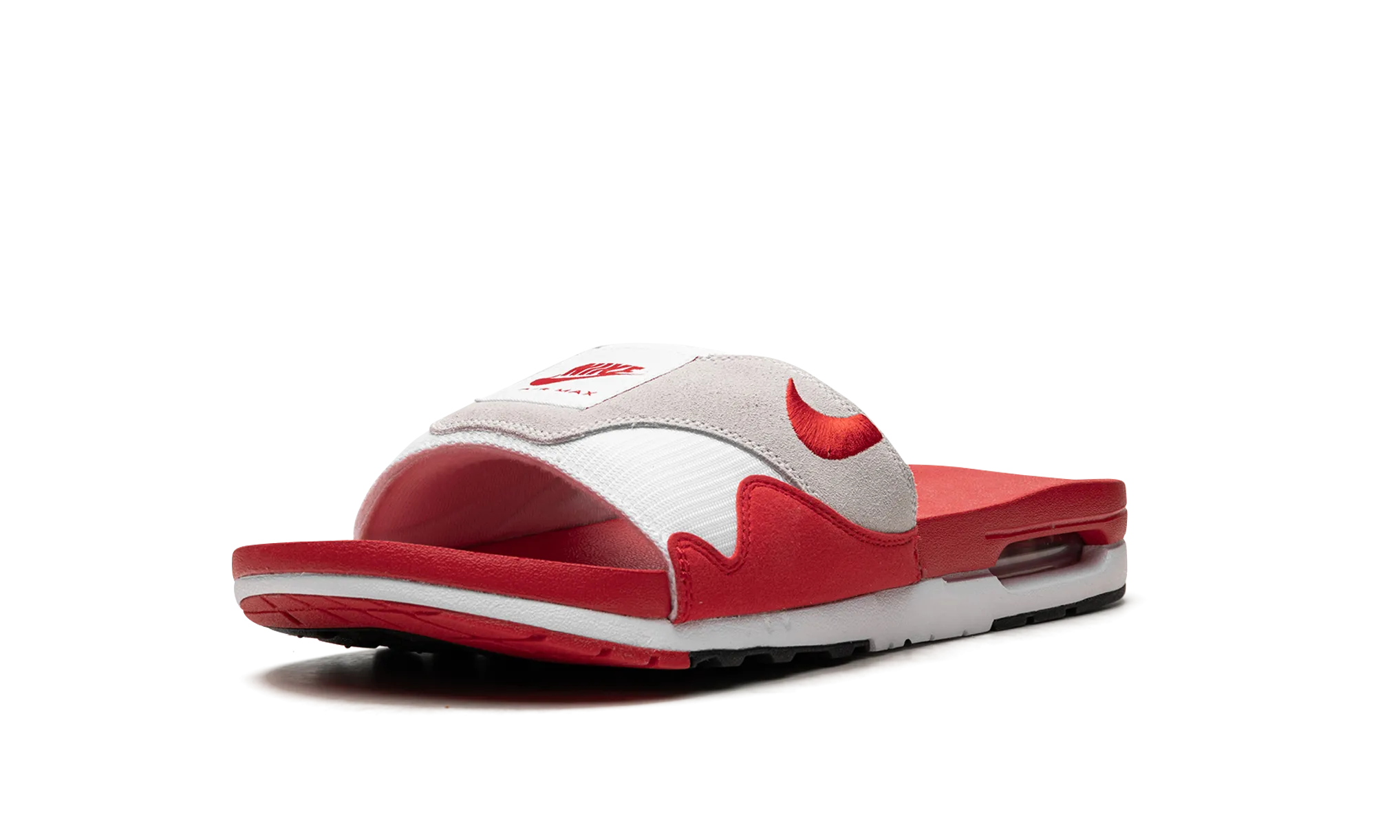 breathable lining shoes indoor - track running shoes Air Max 1 Slide "Sport Red"