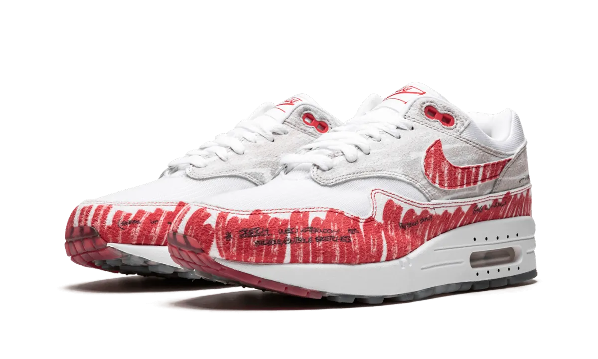 Air Max 1 Tinker "Sketch to Shelf" Hydrodynamic Light - weight construction
