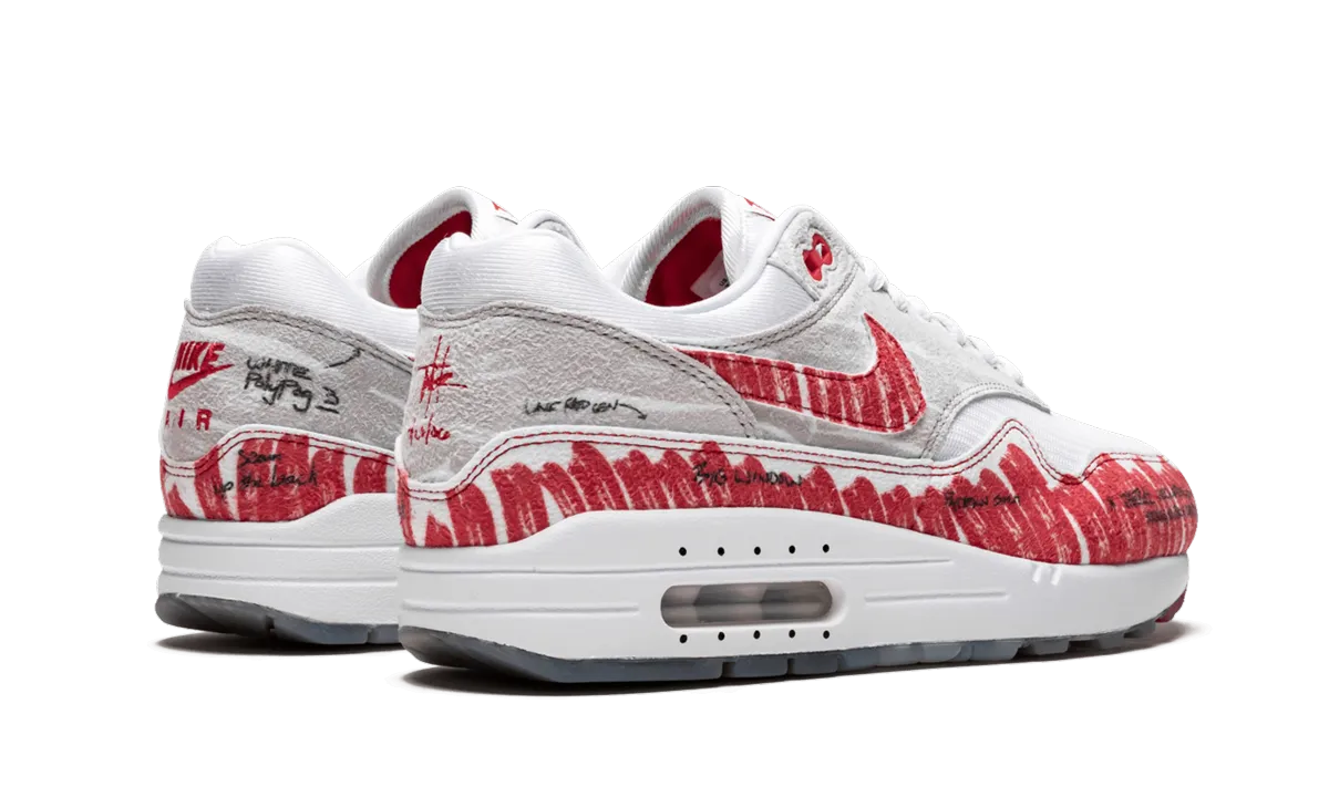 Air Max 1 Tinker "Sketch to Shelf" Midfoot Focus padded - feature shoes