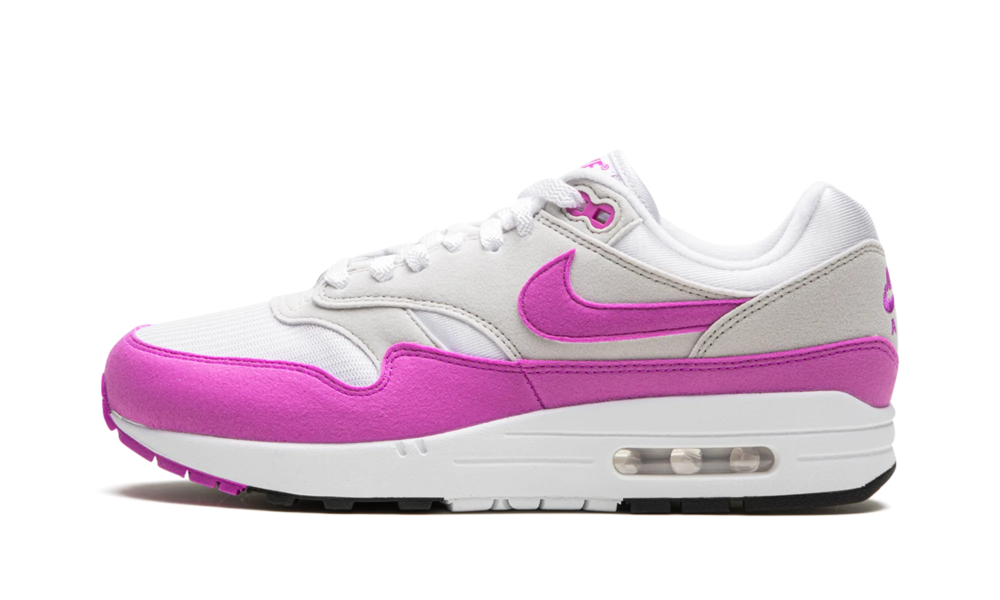 afternoon running shoes herringbone outsole shoes AIR MAX 1 WMNS "Fuchsia Dream"