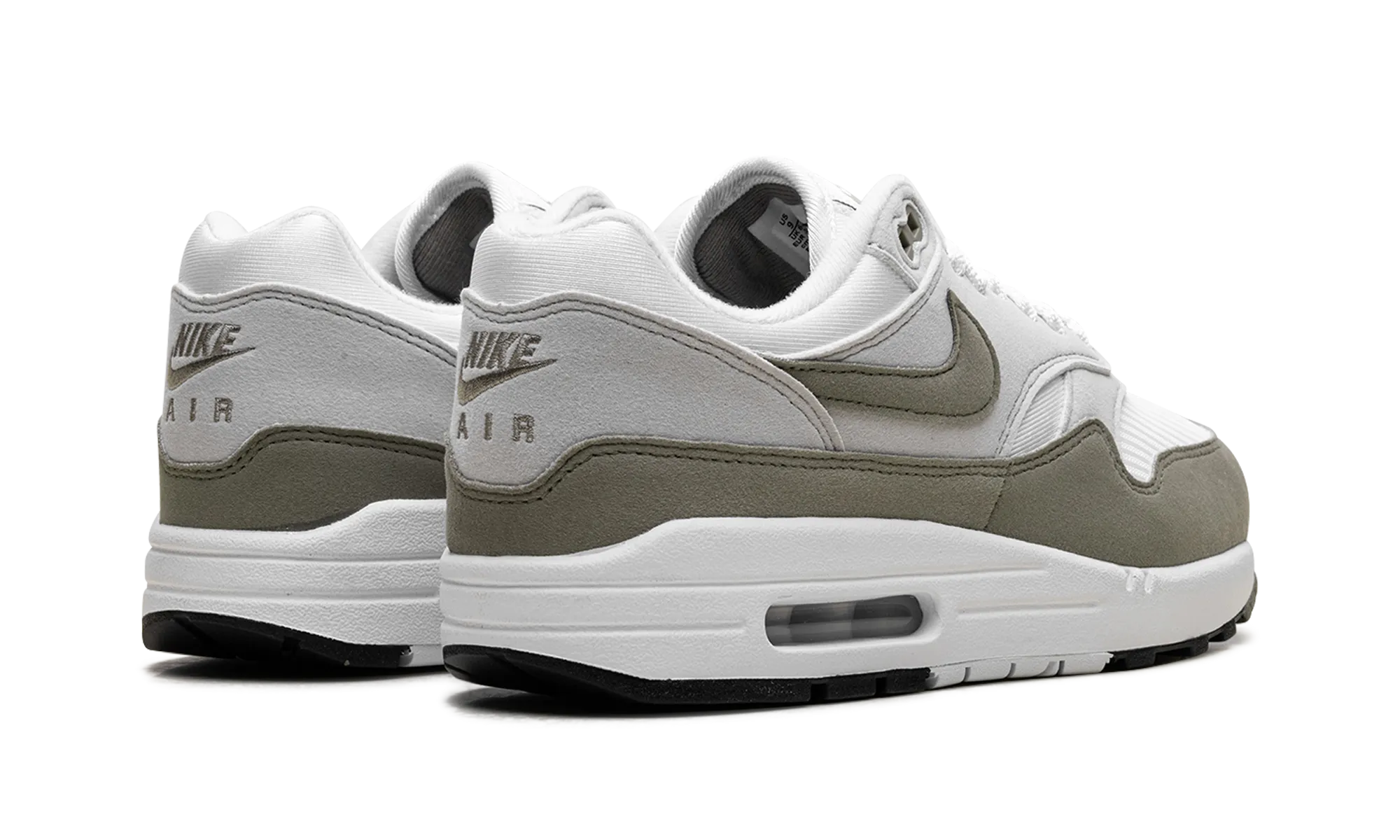 no - tie laces Air Max 1 WMNS "Green"