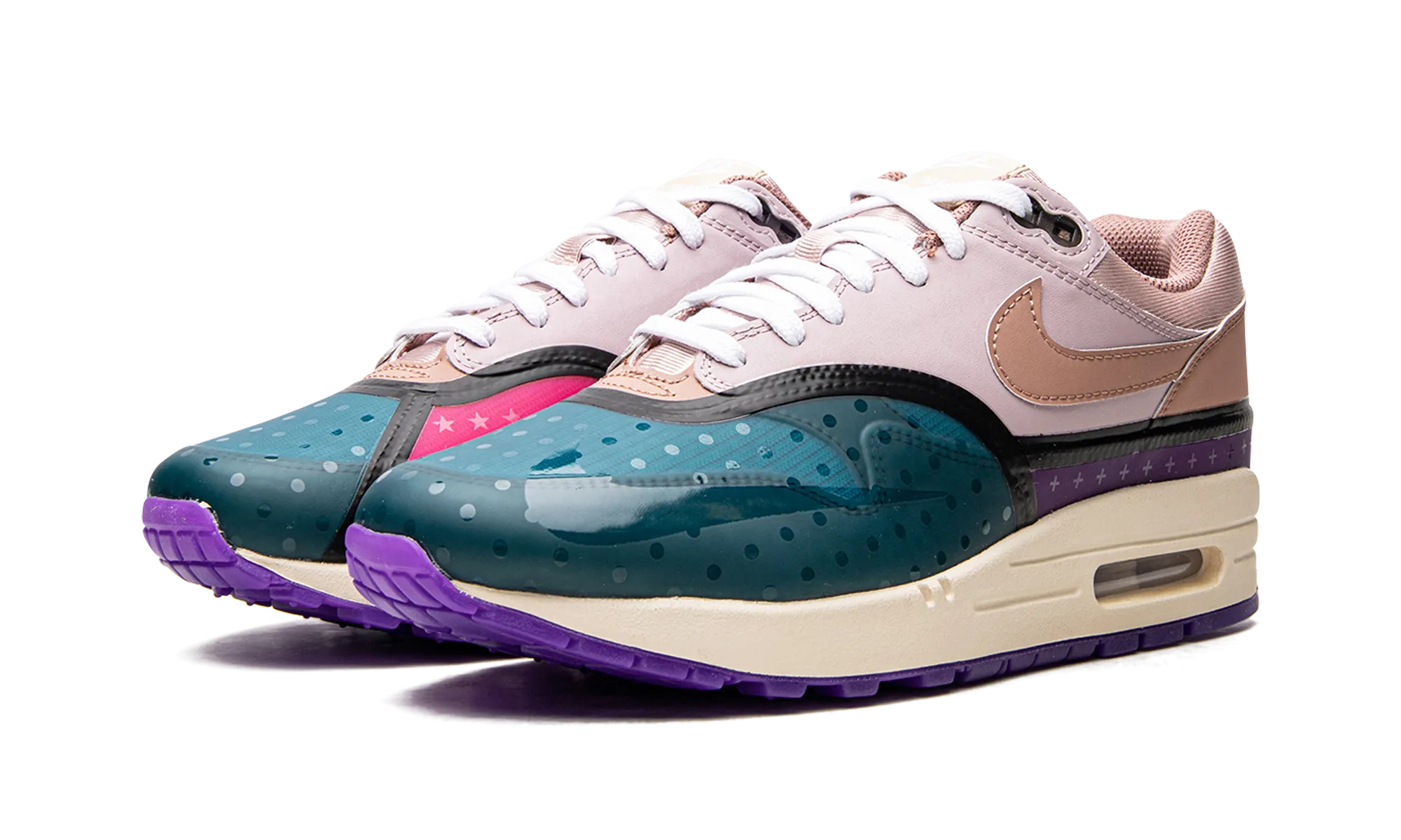 Nike Cortez training - session shoe suitability AIR MAX 1 () WMNS "Plum Fog Fossil Rose"