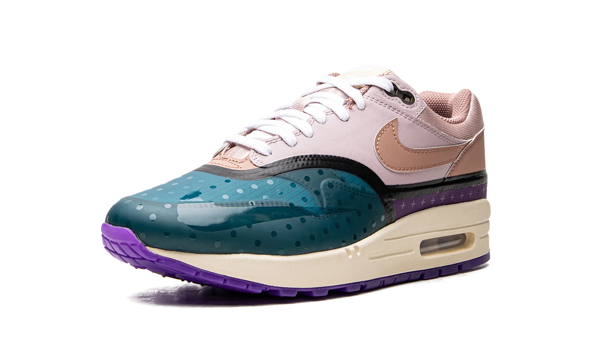 AIR MAX 1 () WMNS "Plum Fog Fossil Rose" customizable running shoes running for balance shoes