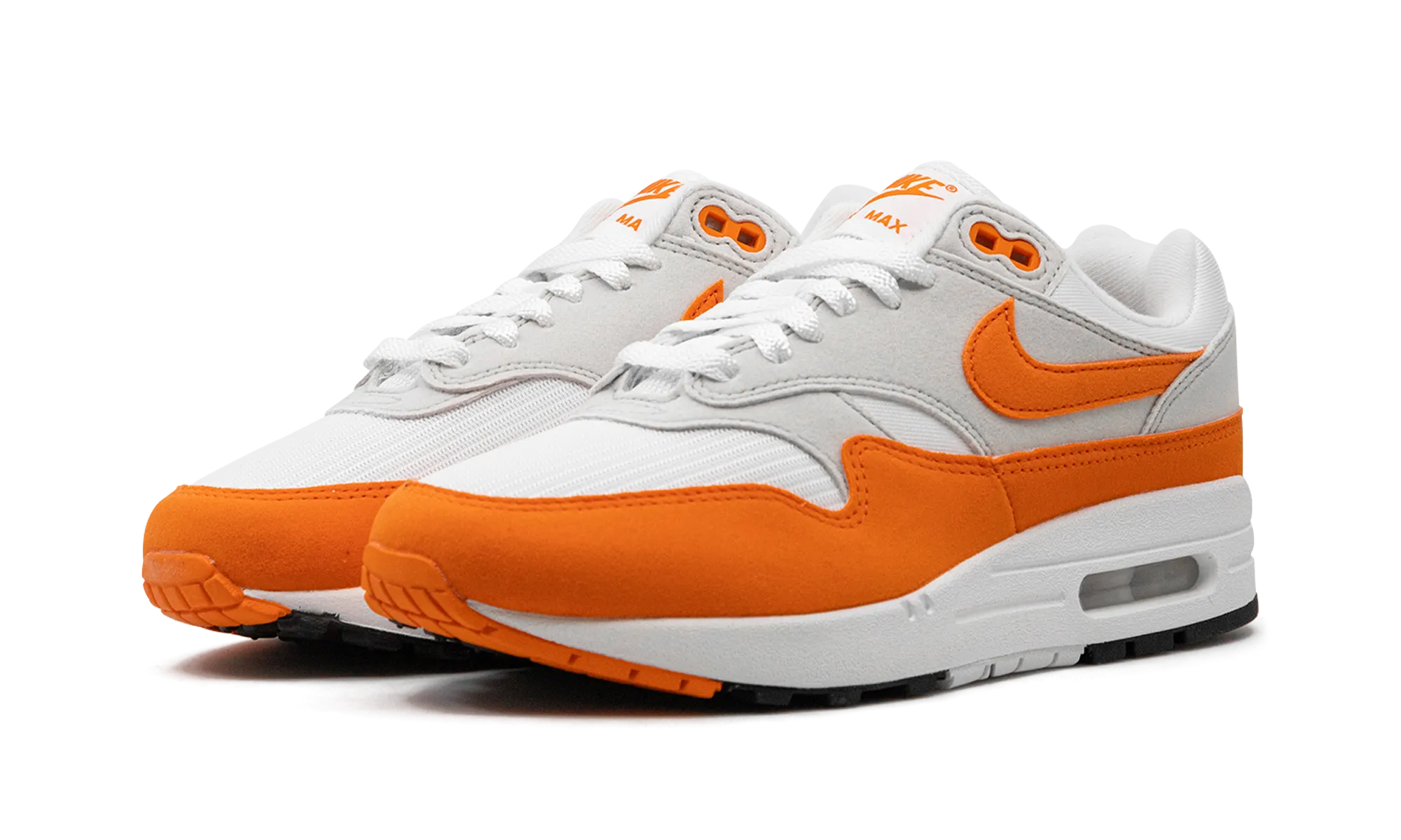 AIR MAX 1 WMNS "Safety Orange" Ergonomic Fit waterproof fabric shoes