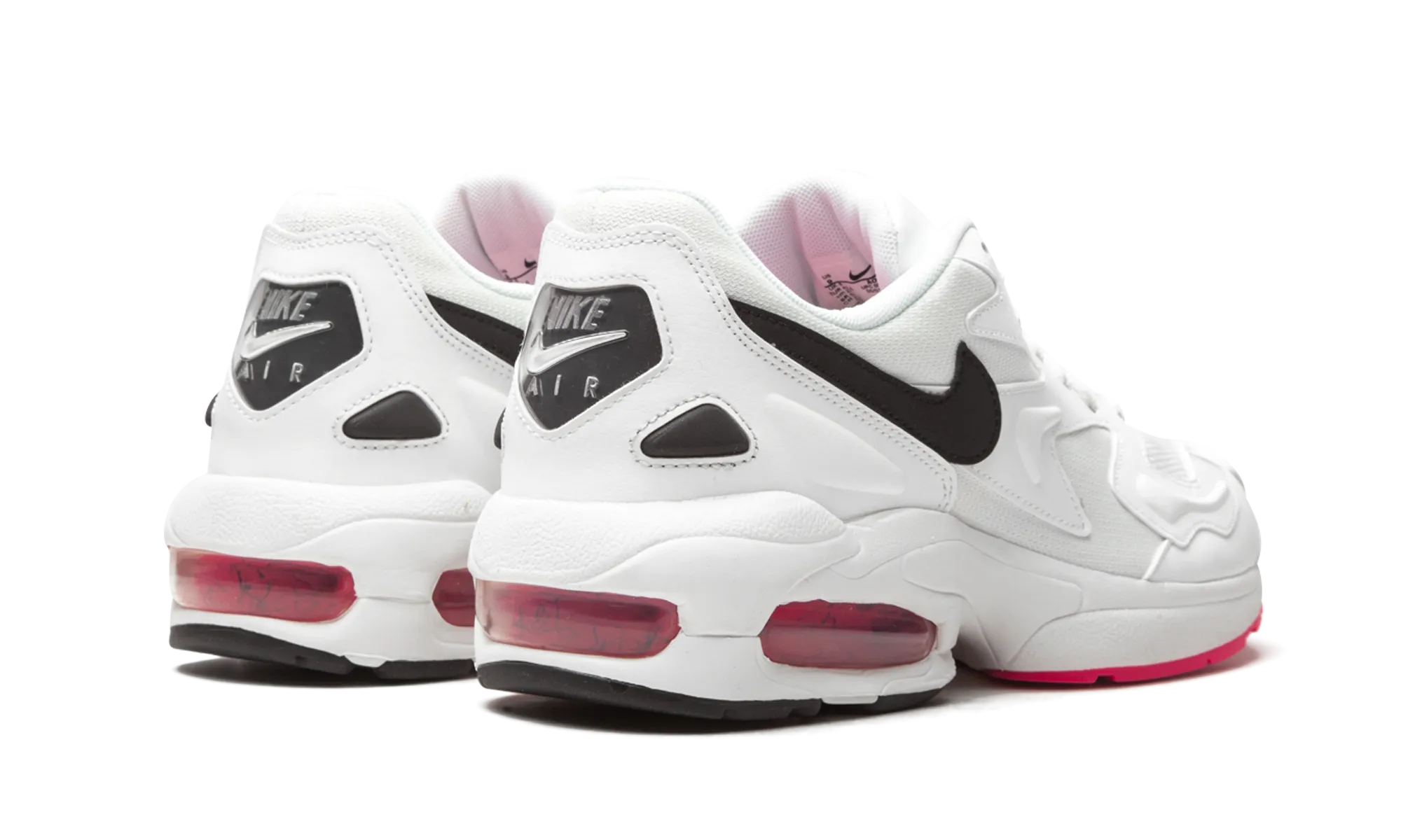 Top-rated versatile - use shoes Air Max 2 Light "White / Black / Hyper Pink"