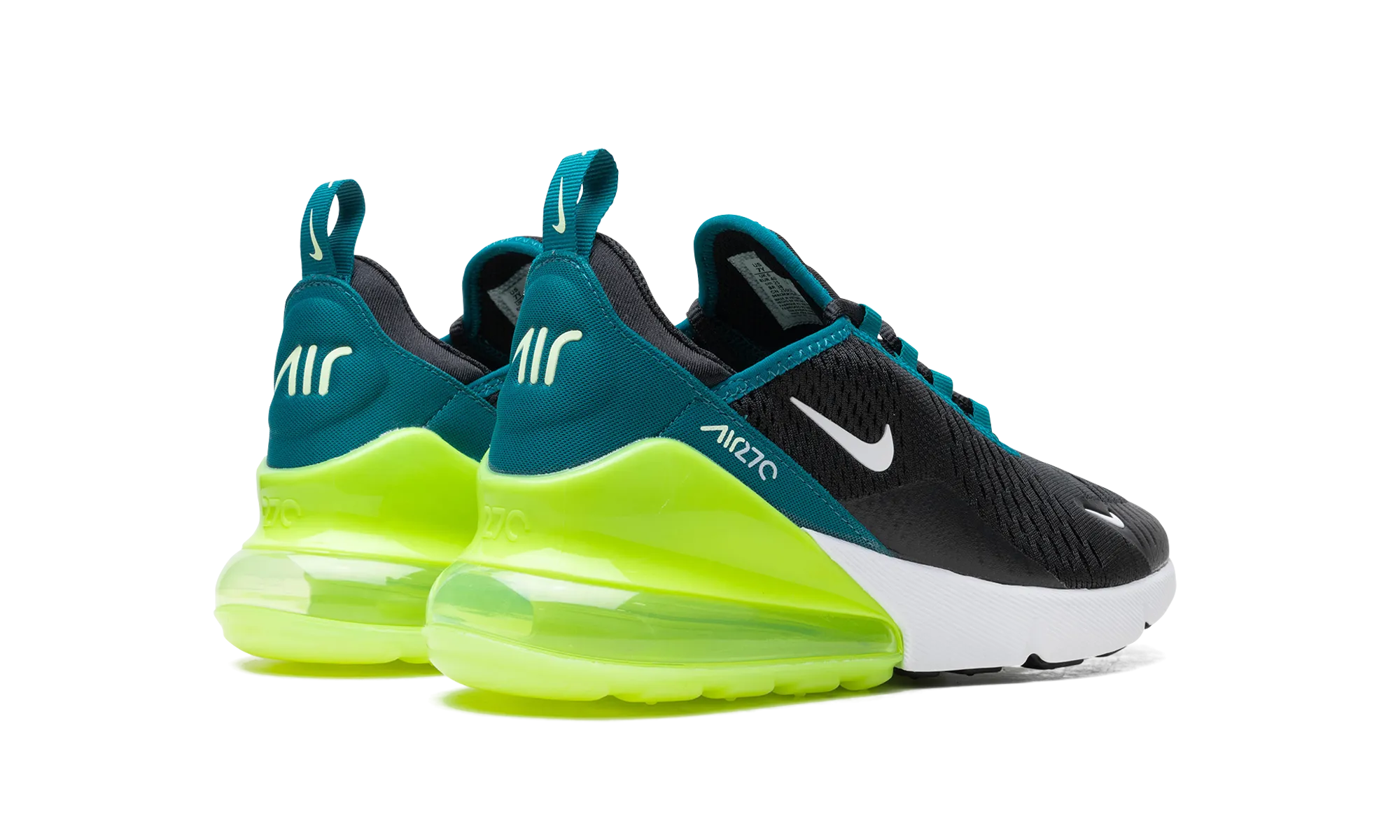 static shoes Air Max 270 GS "Black Bright Spruce Volt"