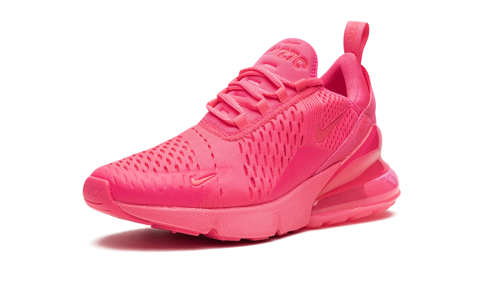 AIR MAX 270 MNS WMNS "Triple Pink" running on hilly terrain shoes wooden - floor shoes