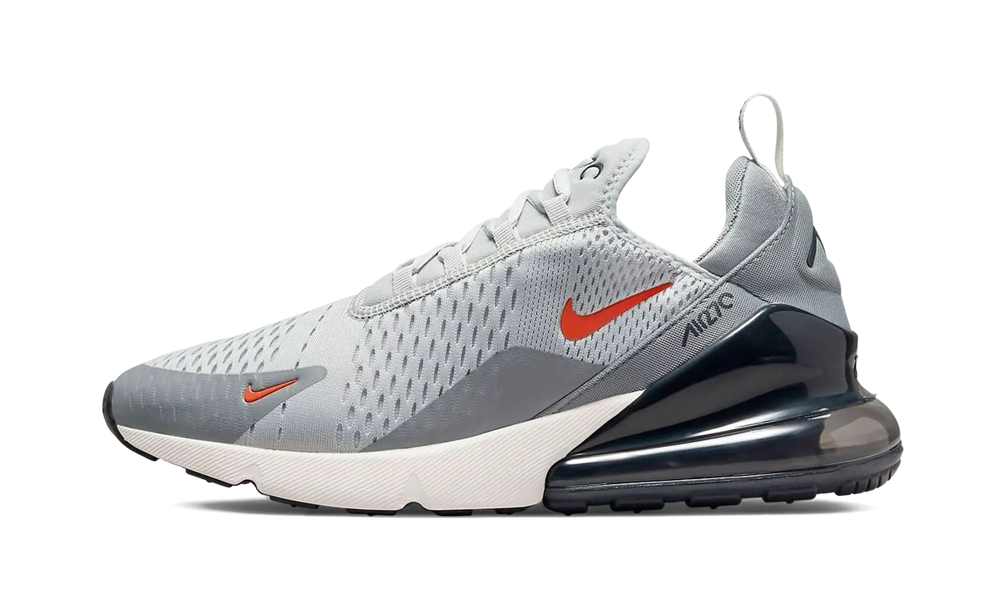 Air Max 270 "Grey Fog Team Orange Sail" Minimalist Shoe Design
