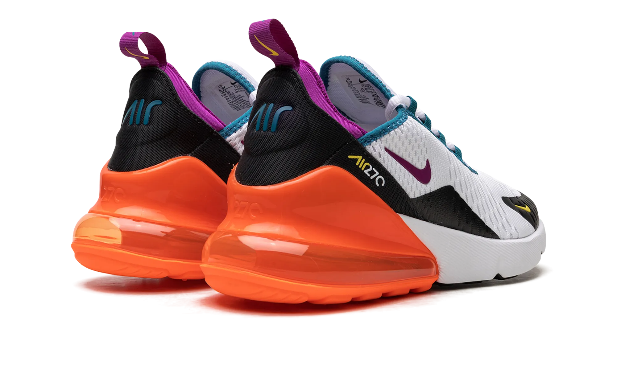 Air Max 270 "Vivid Purple" running on a dirt path city shoes