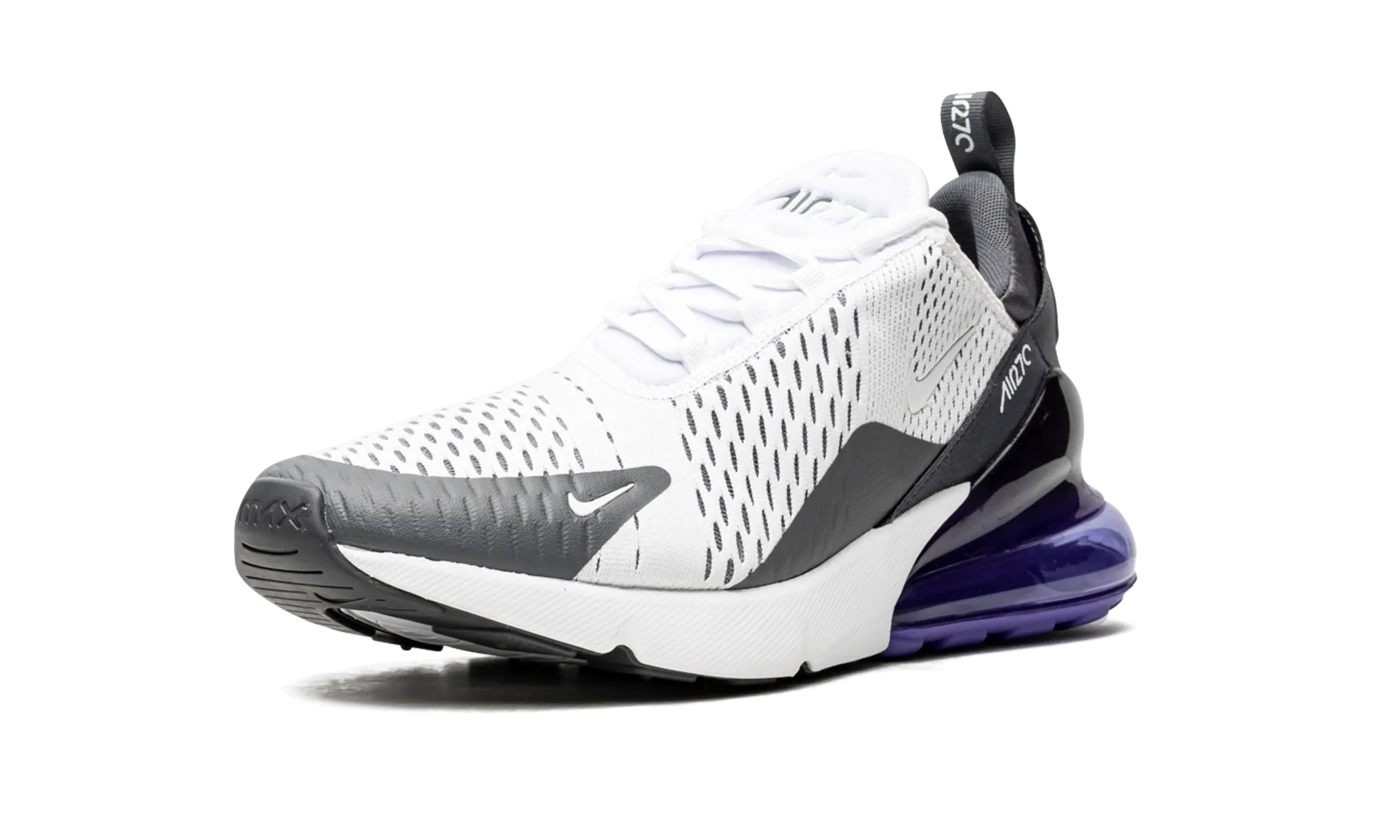 appliqued - finish - design shoes ribbon - decorated running wear Air Max 270 "White"