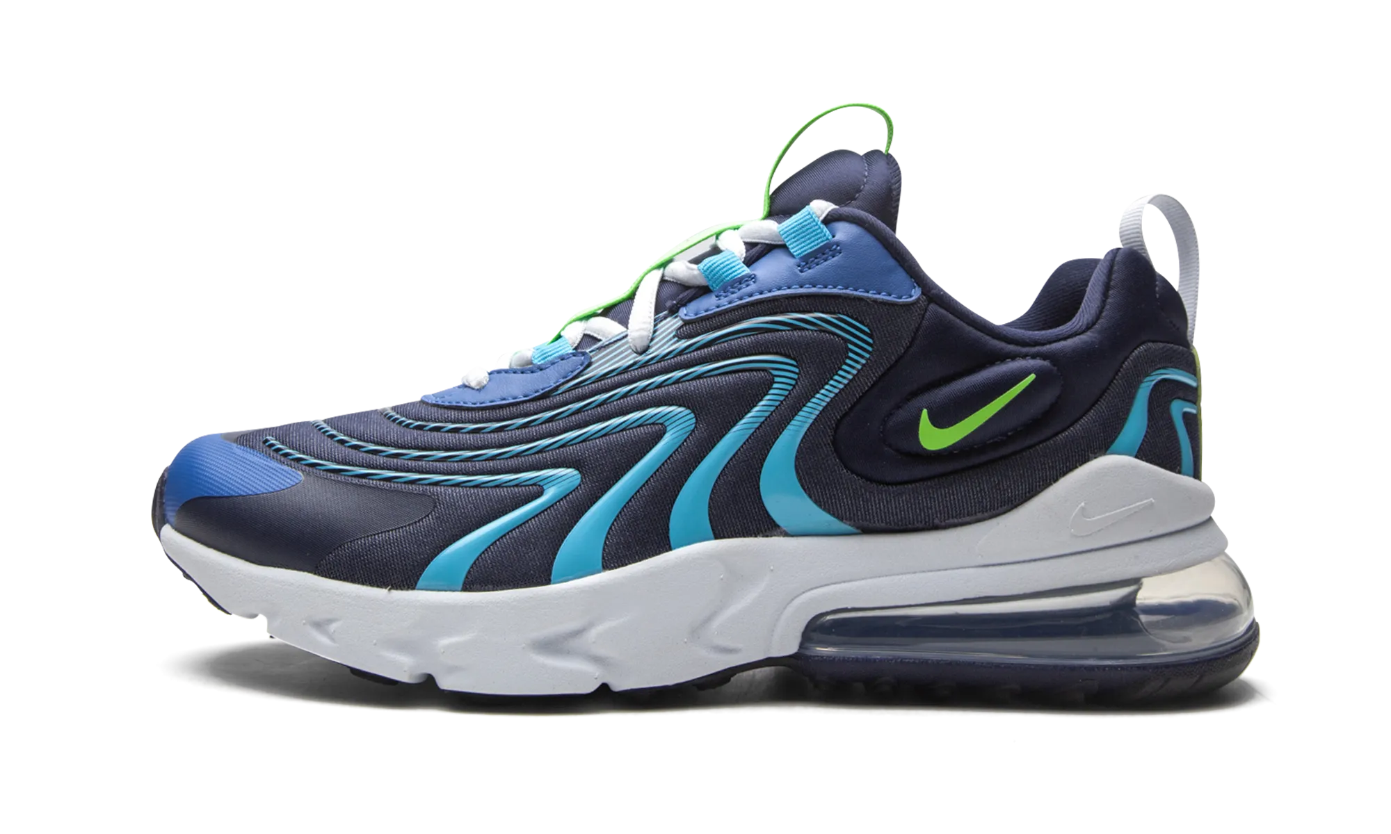 Runners with Flat Feet Air Max 270 React ENG GS "Blackened Blue"