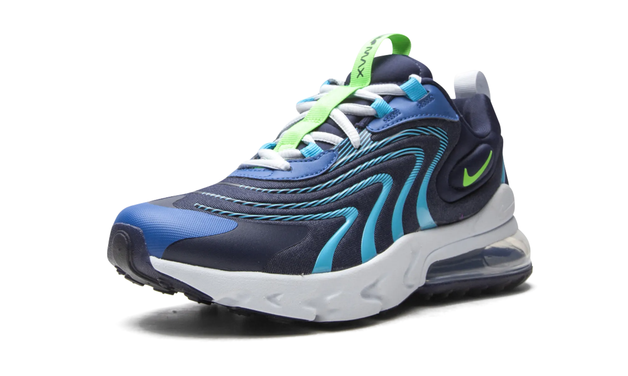 cross - country running Adventure race Air Max 270 React ENG GS "Blackened Blue"