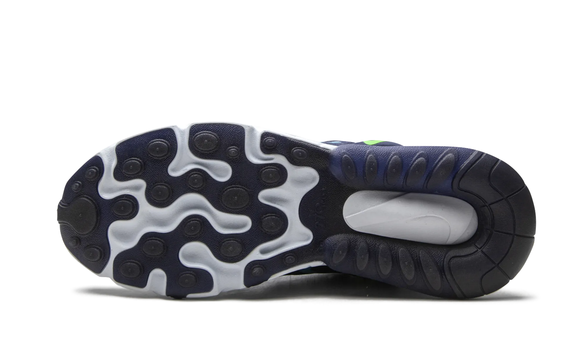 Air Max 270 React ENG GS "Blackened Blue" futuristic running option day - wear shoes