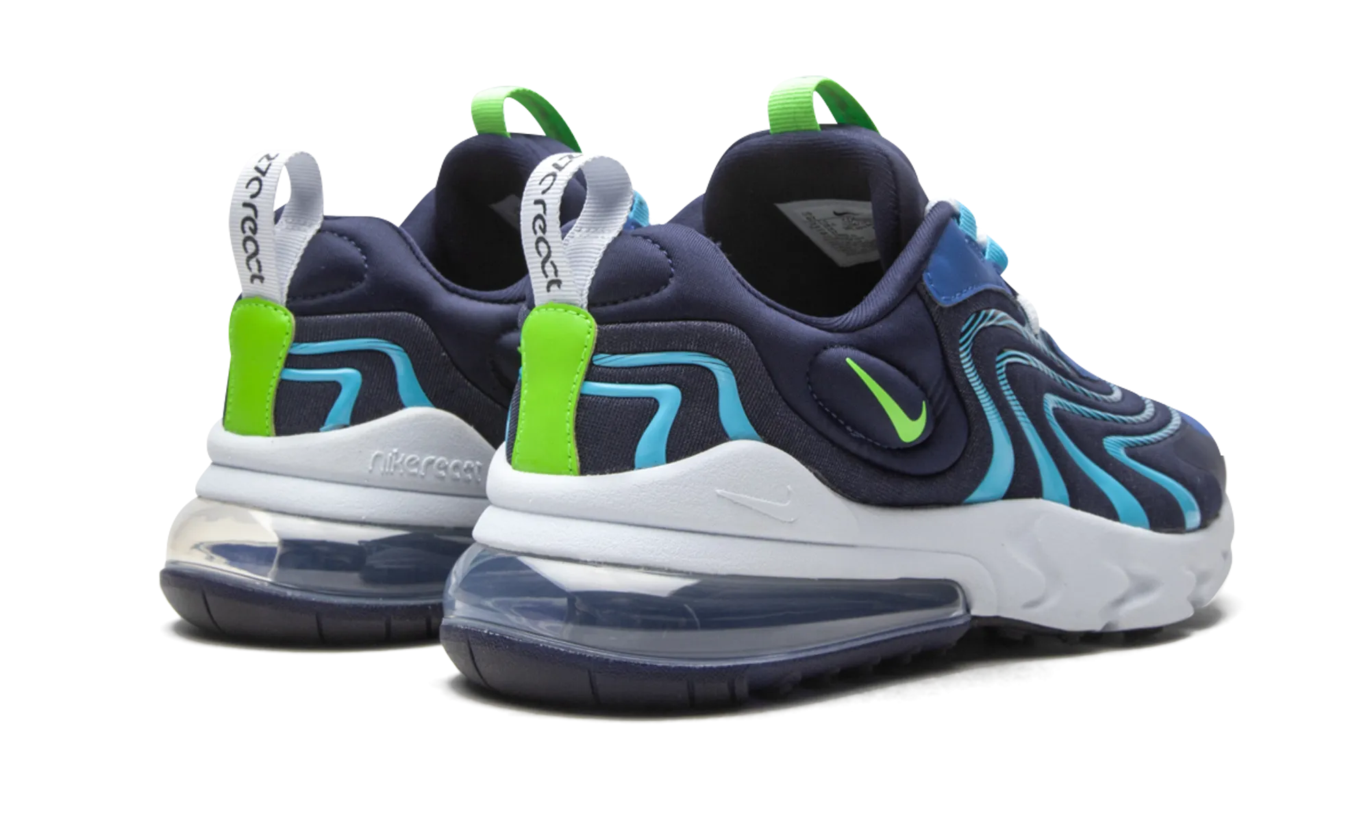 EasyToClean Padded Straps Air Max 270 React ENG GS "Blackened Blue"