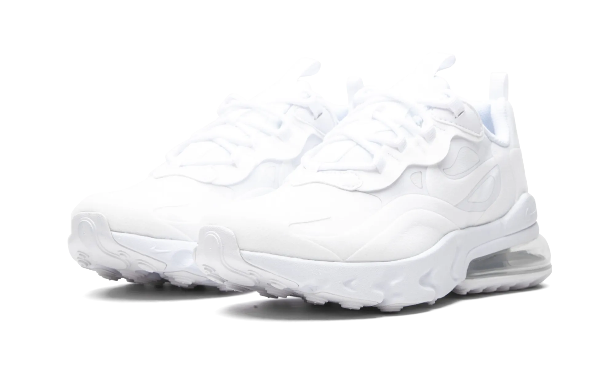 Comfort durability Air Max 270 React "Triple White"