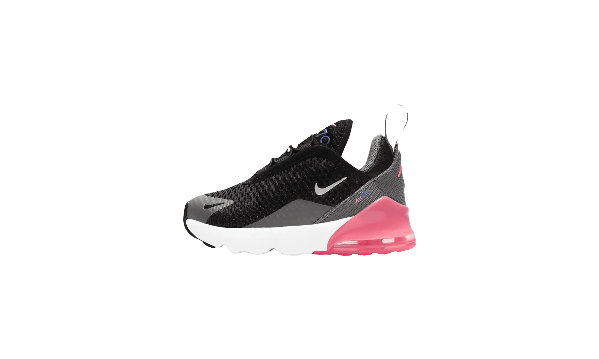 Air Max 270 TD "BLACK / METALLIC SILVER" over - pronation running shoes for urban explorers