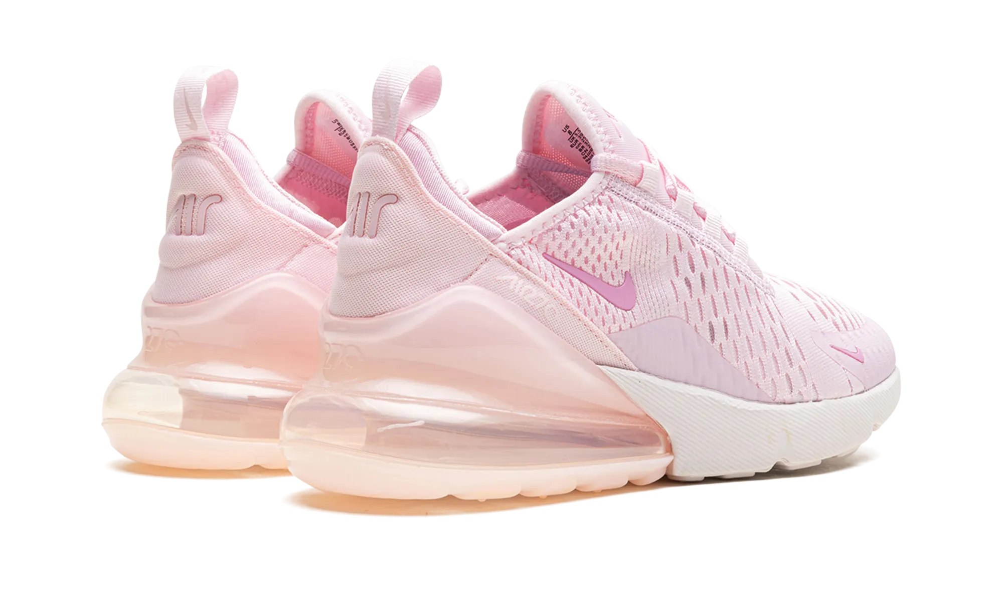 Solid Color Outsole Traction AIR MAX 270 WMNS "Pink Foam"