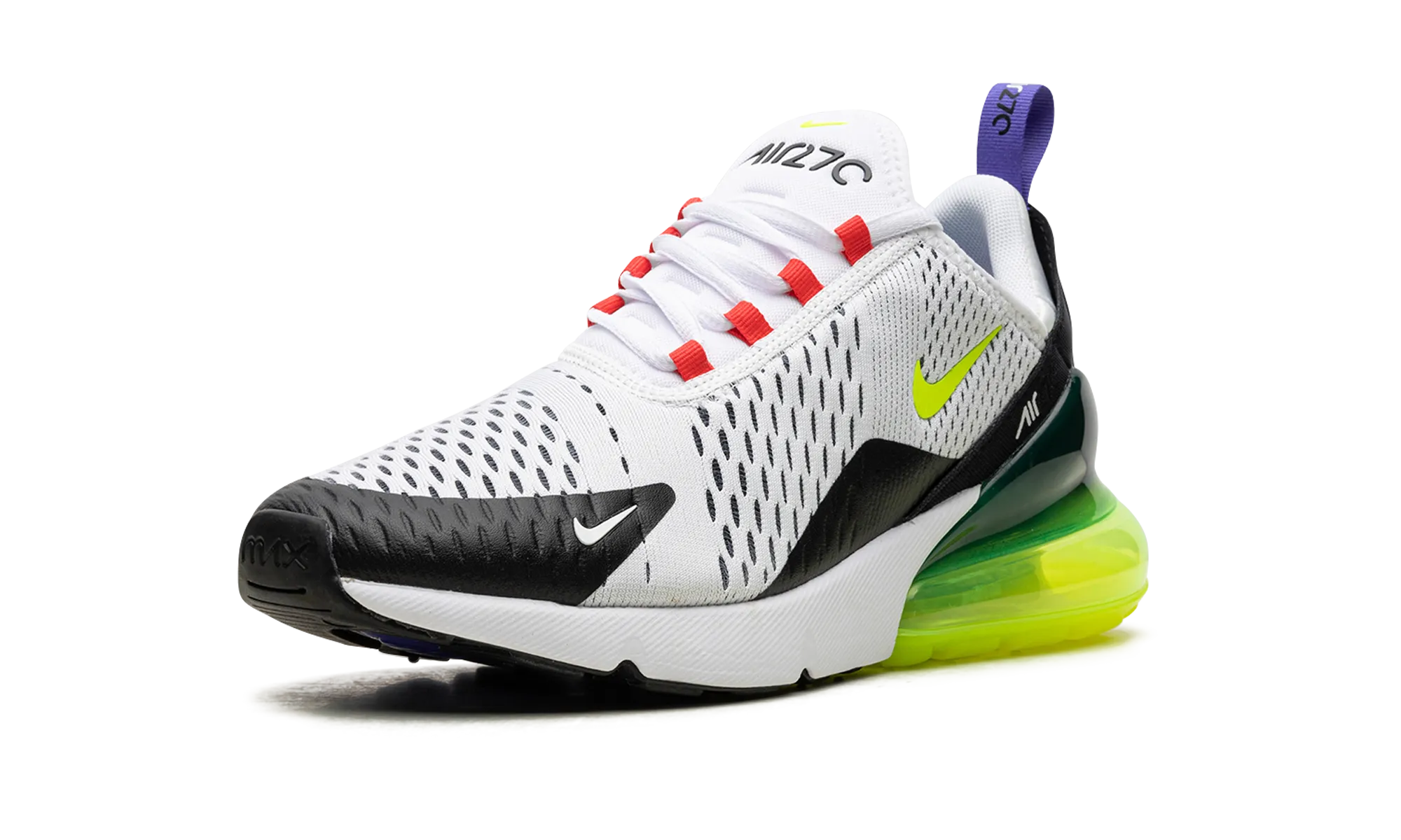 AIR MAX 270 WMNS "White Volt Siren Red" waterproof running gear non - branded