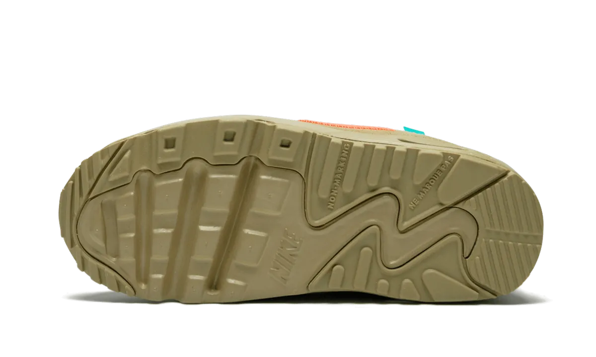 glossy running shoes Air Max 90 BT PS "Off-White - Desert Ore"