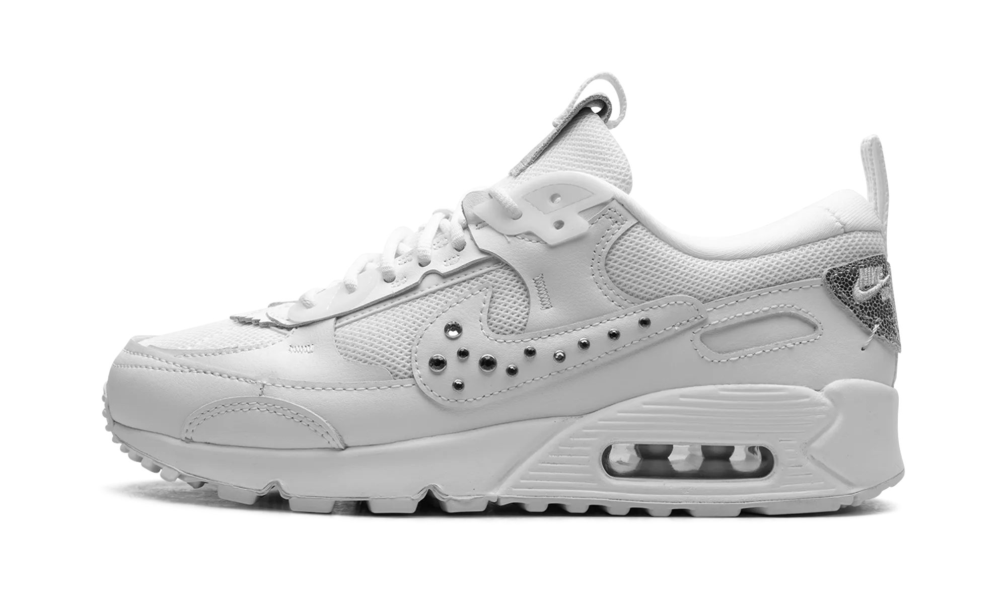 warm weather running shoe case symmetrical shoes AIR MAX 90 FUTURA WMNS "Studded Swoosh"
