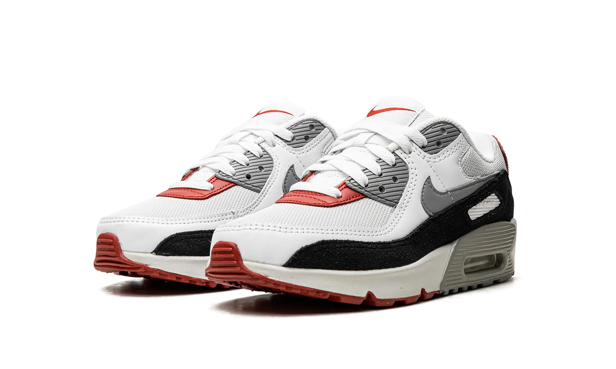 Air Max 90 GS "LTR Photon Dust Varsity Red" air - cushioned shoes Balanced Support