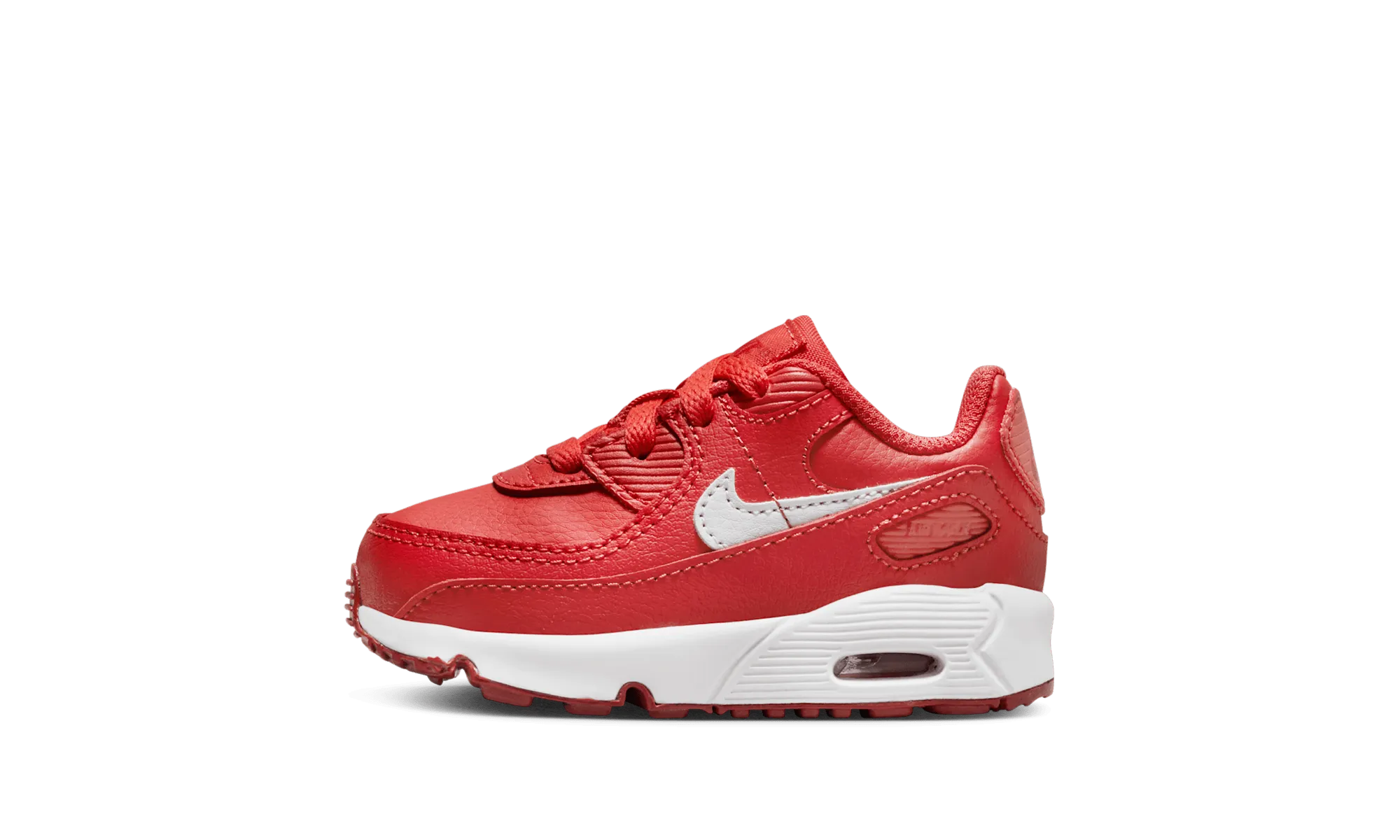 Air Max 90 LTR TD "Red White" Sports Style morning running shoe moment