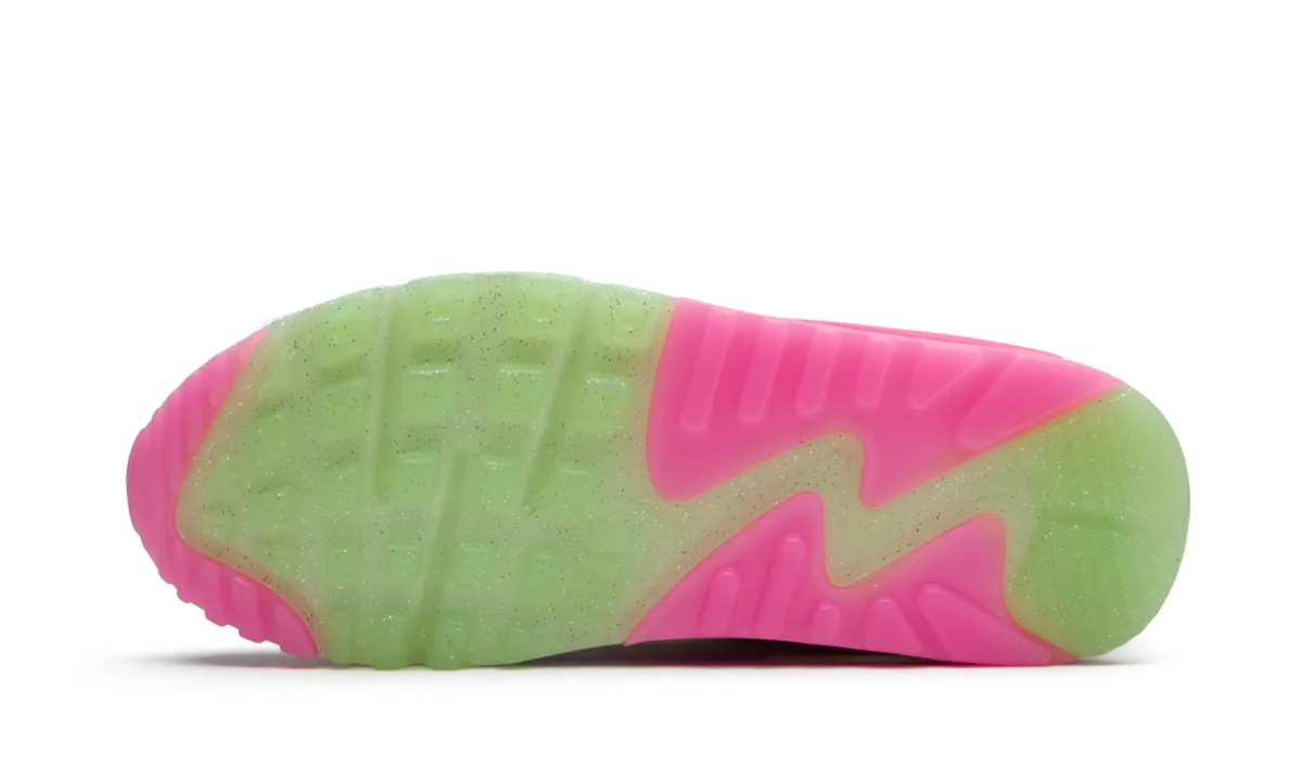 nylon shoes flat - footed running shoes AIR MAX 90 LX WMNS "Iridescent Leopard"