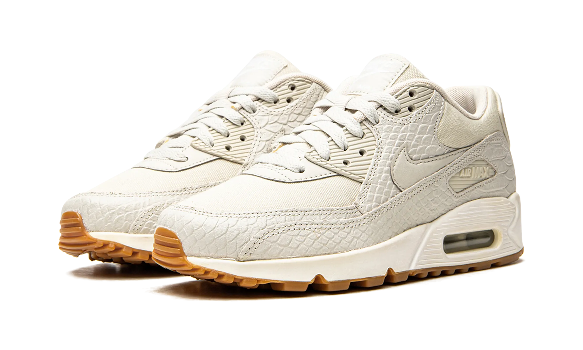 AIR MAX 90 MNS WMNS "Light Bone Snakeskin" running for training shoes