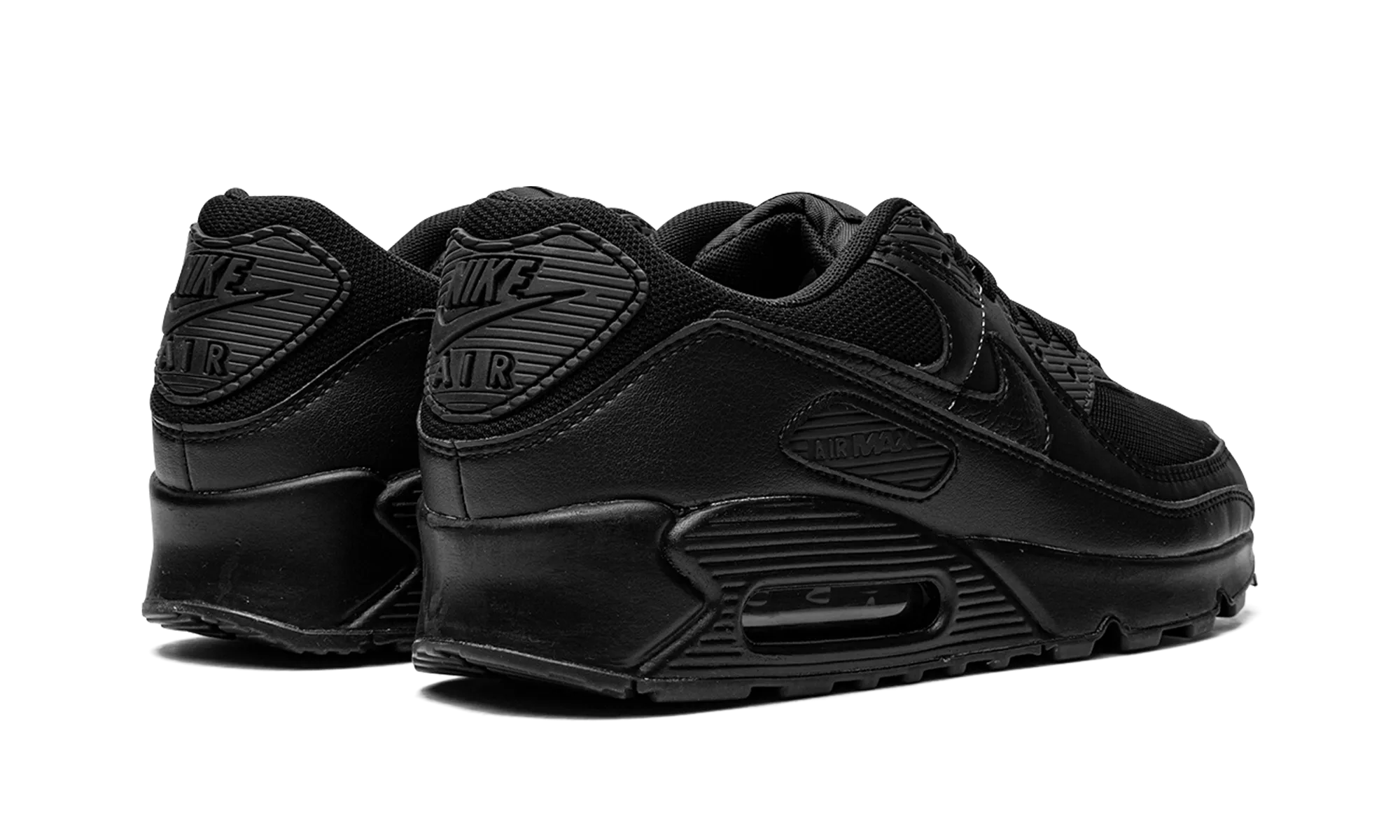 AIR MAX 90 MNS WMNS "Triple Black" molded - insole shoes
