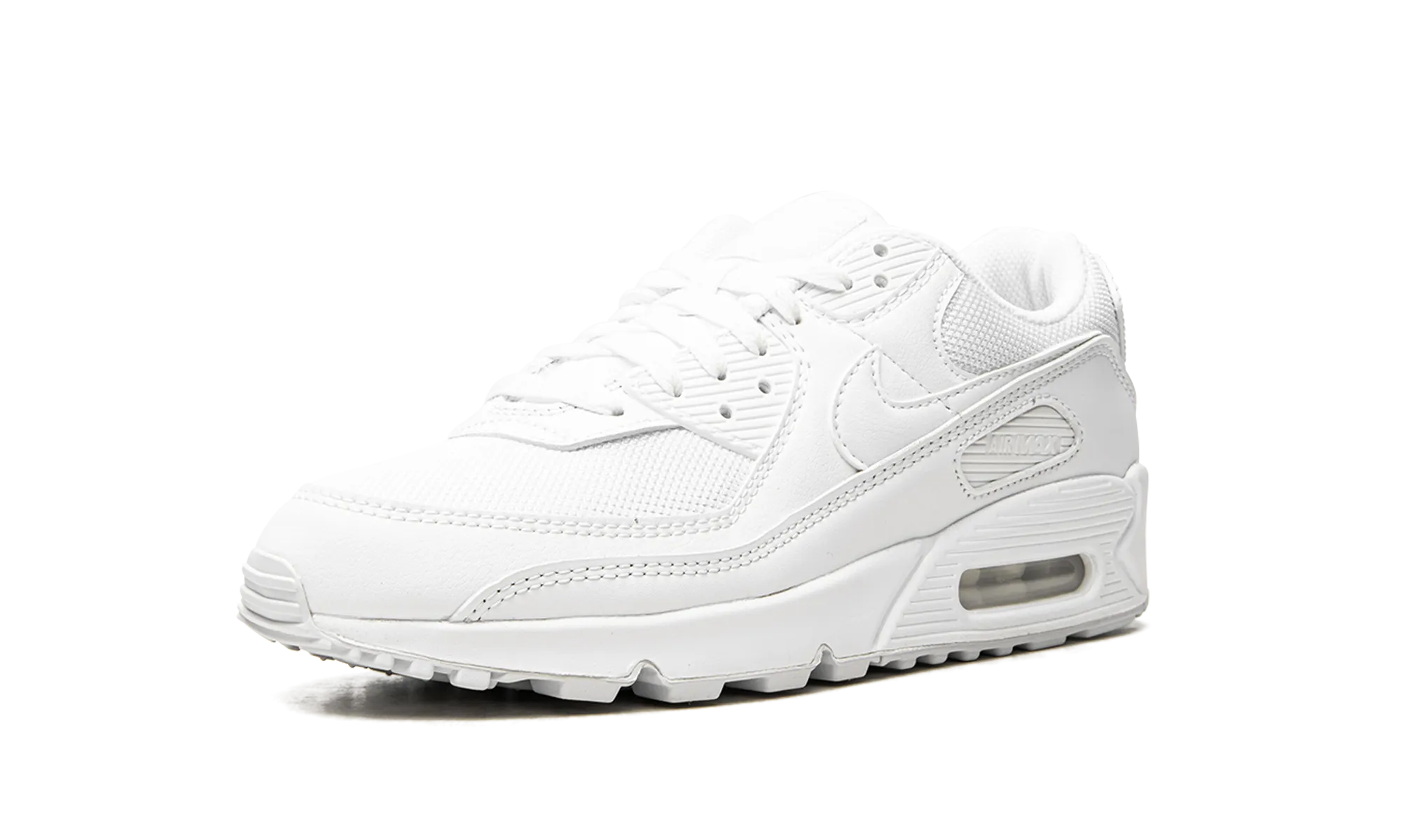 AIR MAX 90 MNS WMNS "Triple White" Metallic local - themed running wear