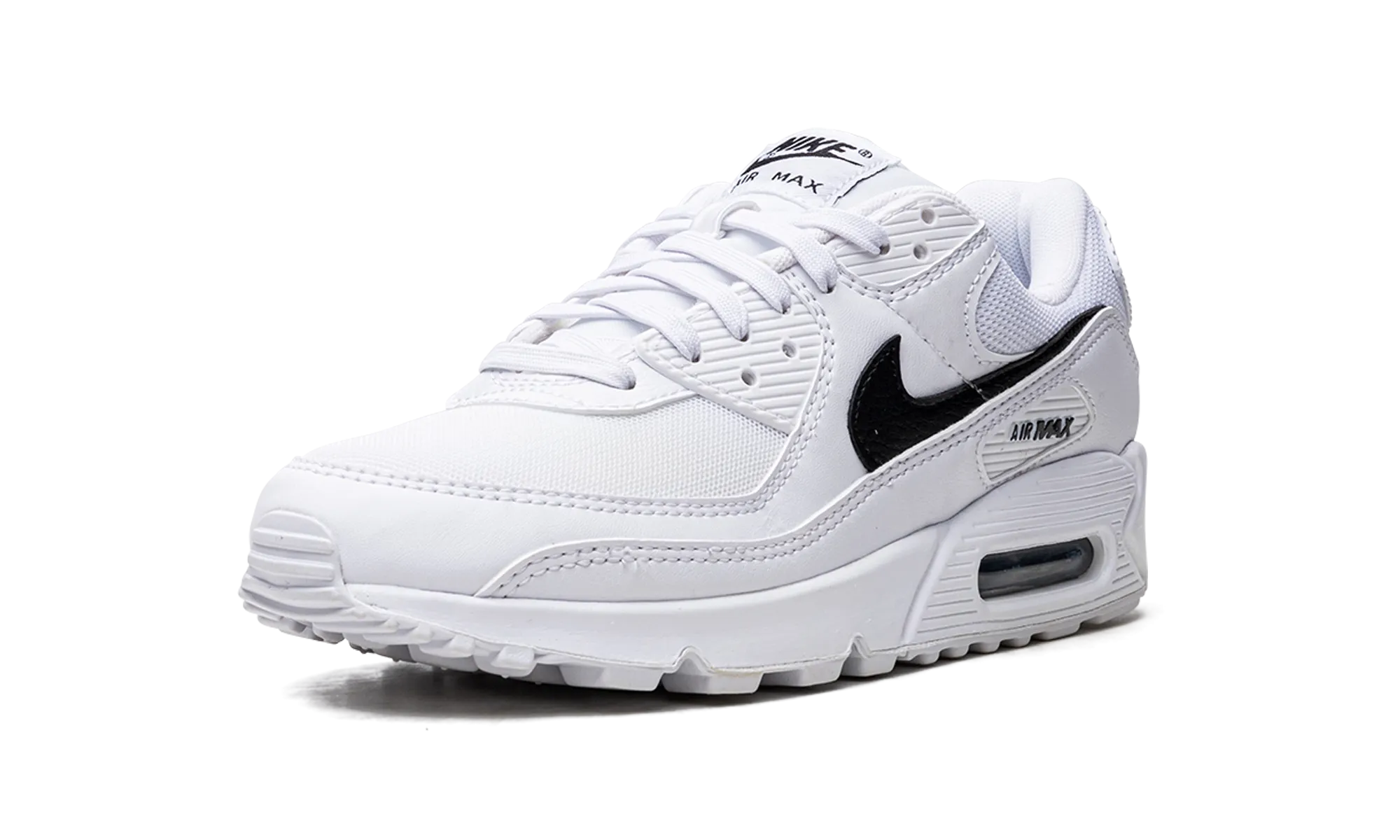 AIR MAX 90 NN MNS WMNS "White/Black" running in the snow hybrid - material shoes