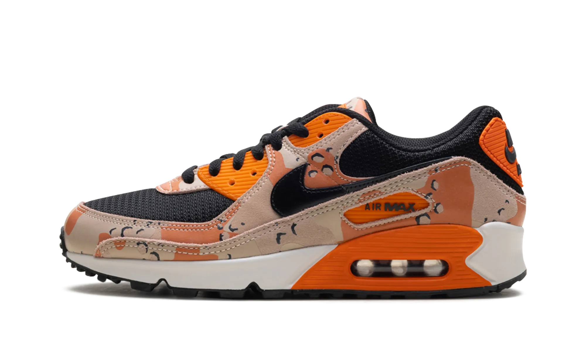Air Max 90 Premium "Bio Beige / Safety Orange / Phantom / Black" Style - conscious Colossal durability