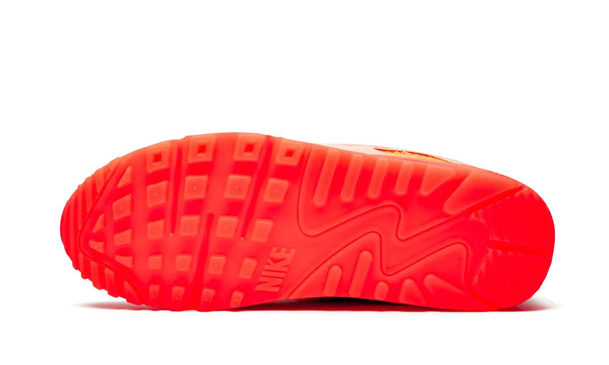 AIR MAX 90 PRM WMNS "Platinum Crimson/Bright Purple" Anti   Fatigue shock - absorbing insoles