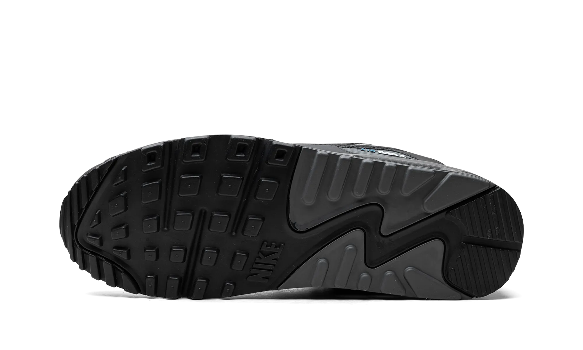 Air Max 90 "Black Marina" Minimalist Style running with a group