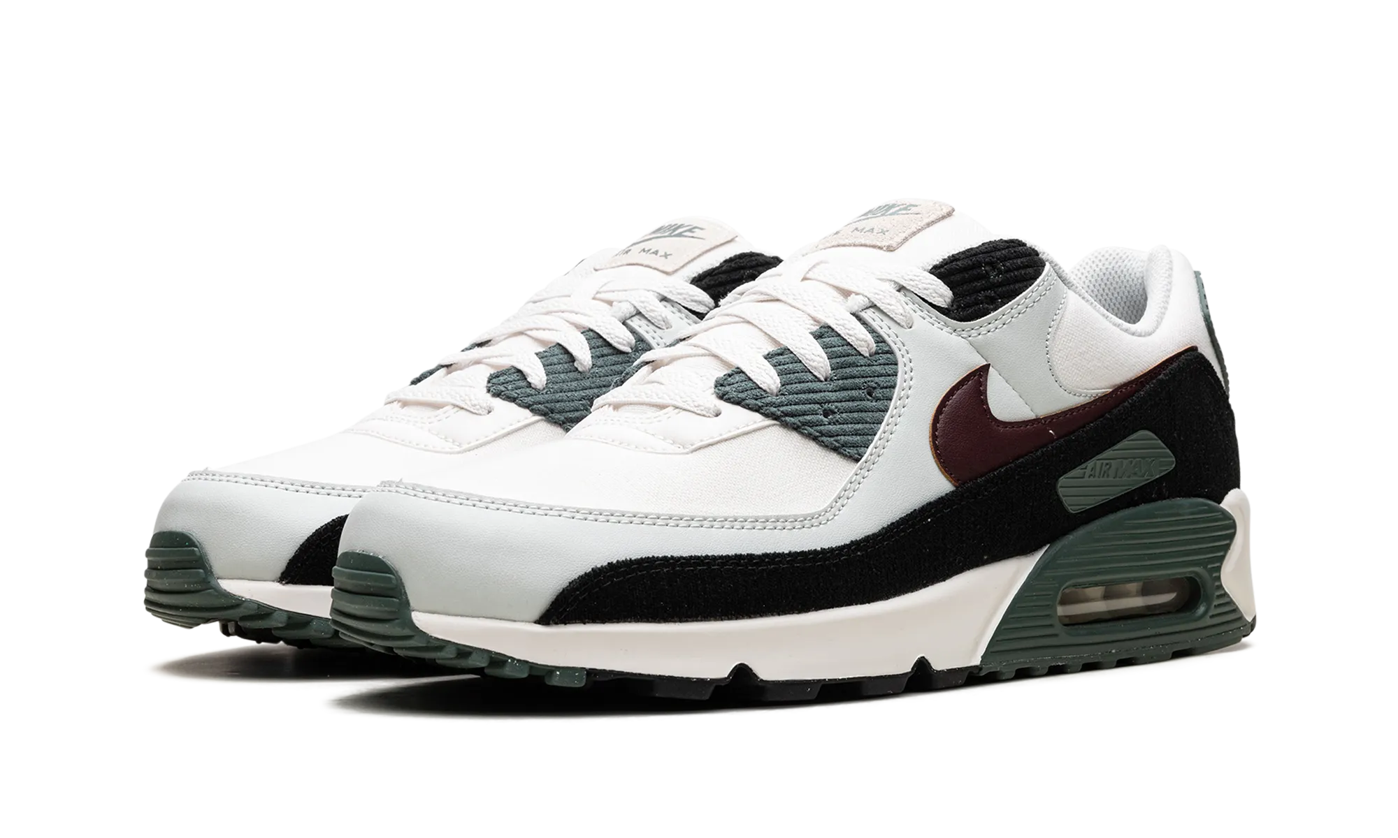 narrow - fit men Air Max 90 "Burgundy Crush Vintage Green"